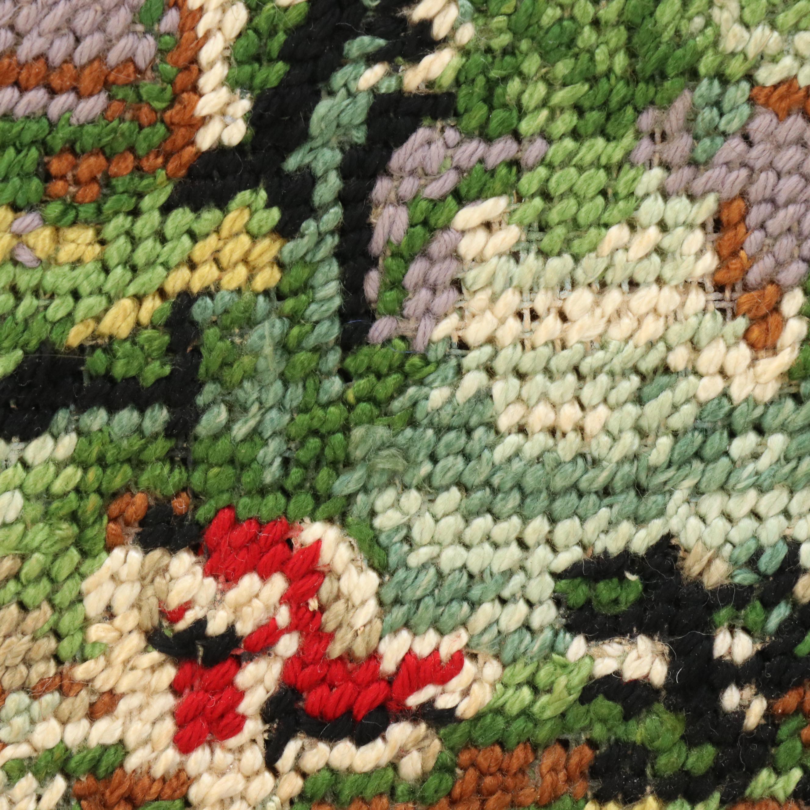 Needlepoint Scene of Grist Watermill