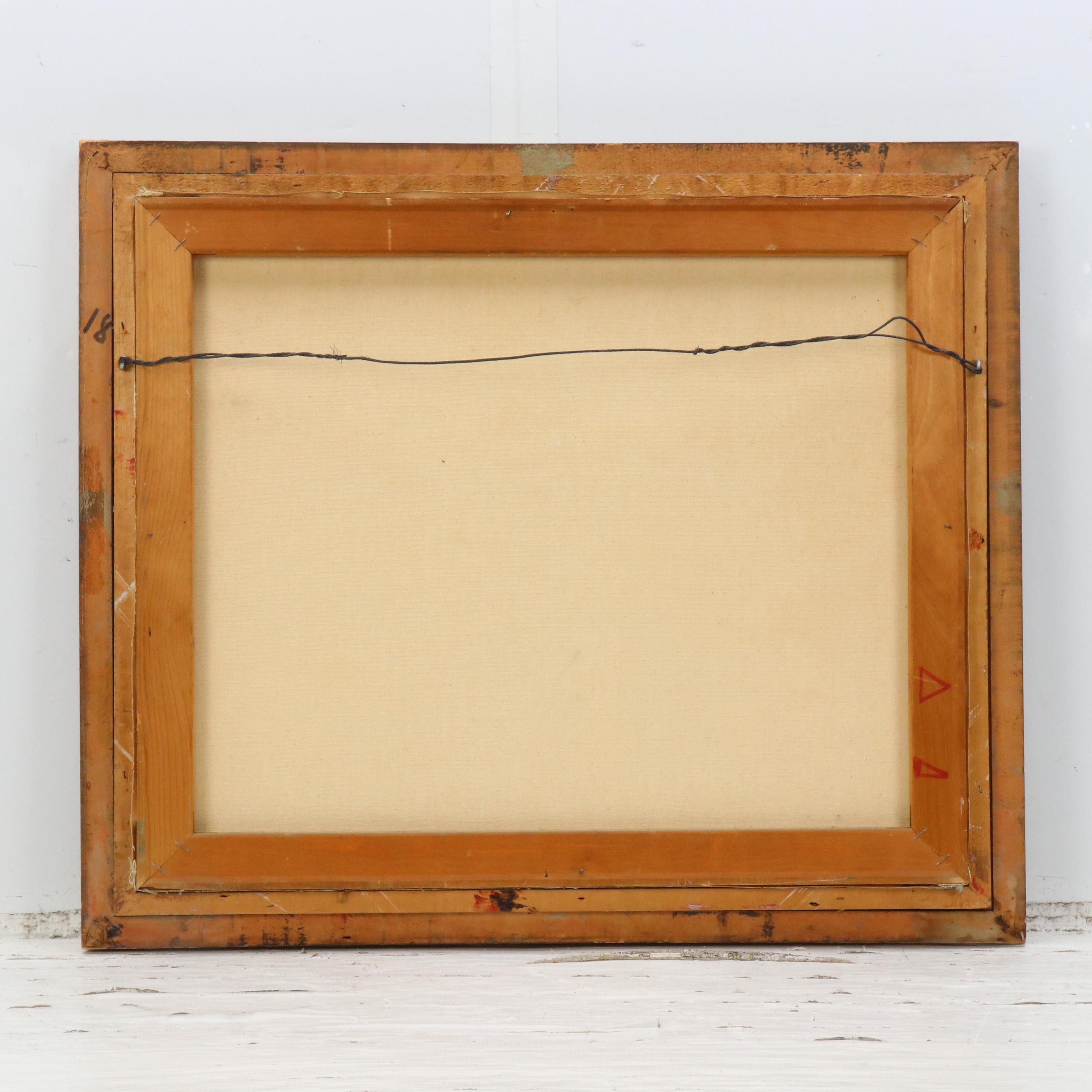 Rino Li Causi Still Life Oil Painting of Pink and Red Bouquet in Vase