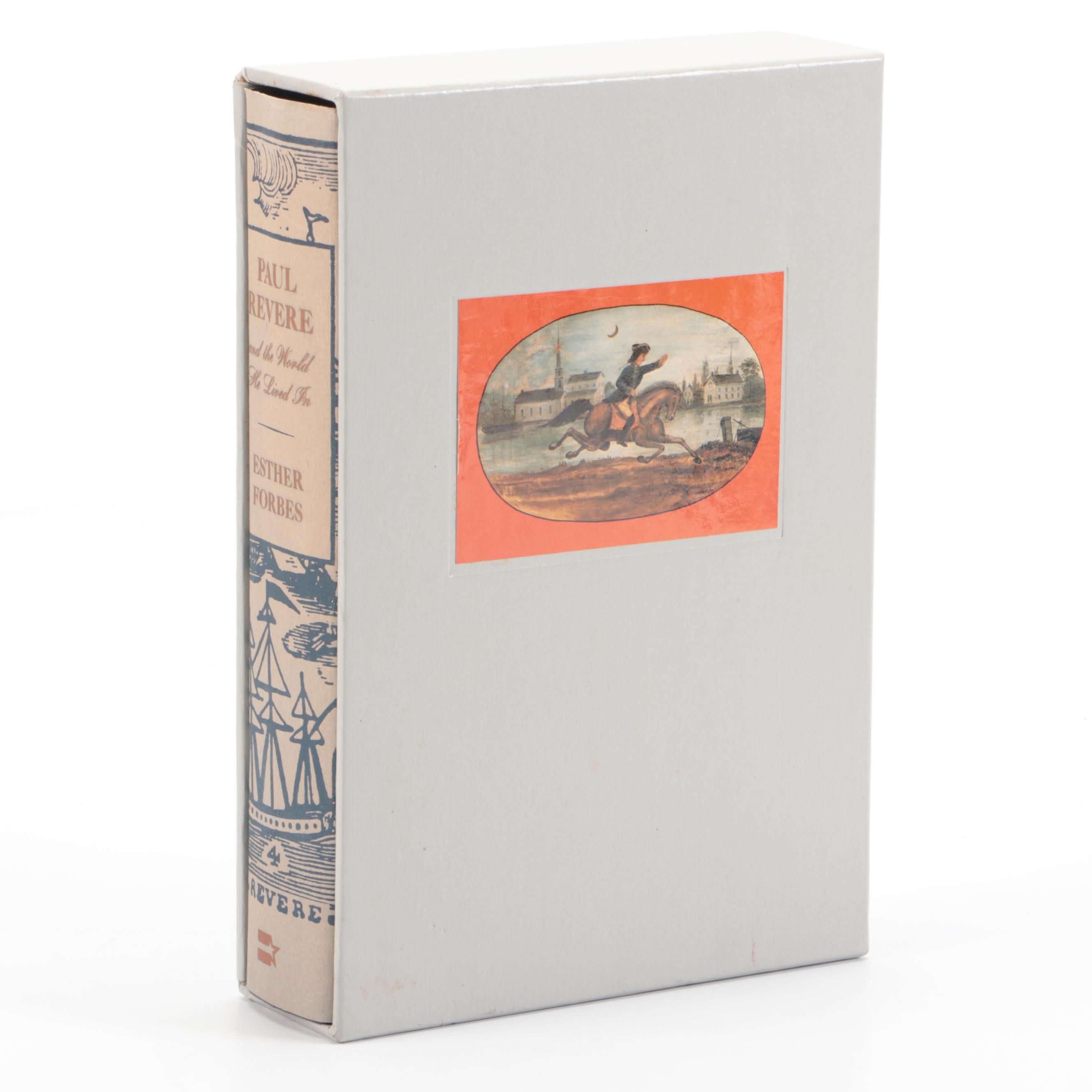 Illustrated "Paul Revere and the World He Lived In" by Esther Forbes, 1983