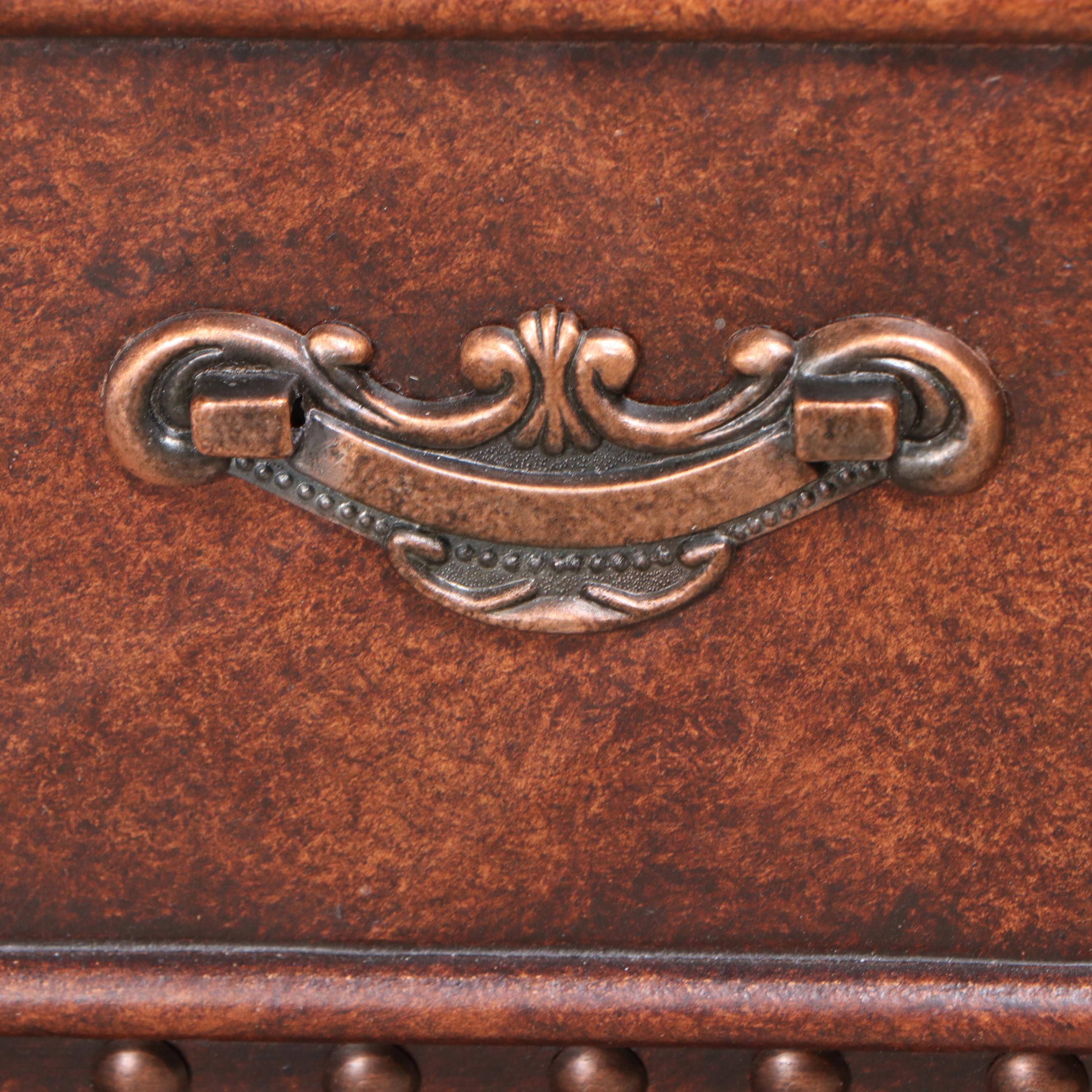 Pair of Renaissance Revival Style Wooden End Tables