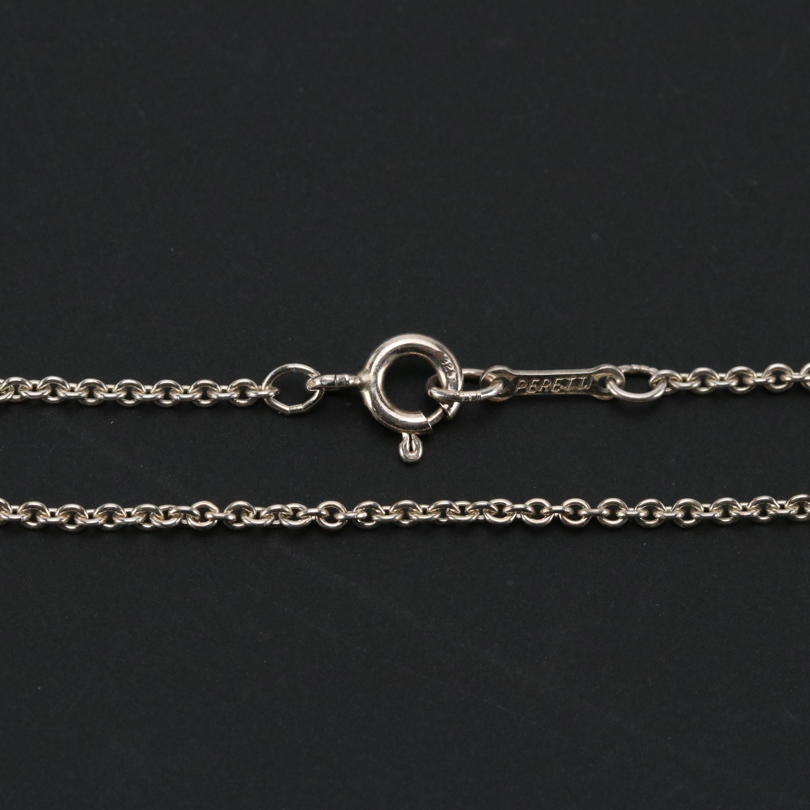 Elsa Peretti for Tiffany & Co. Sterling Bean Design Necklace