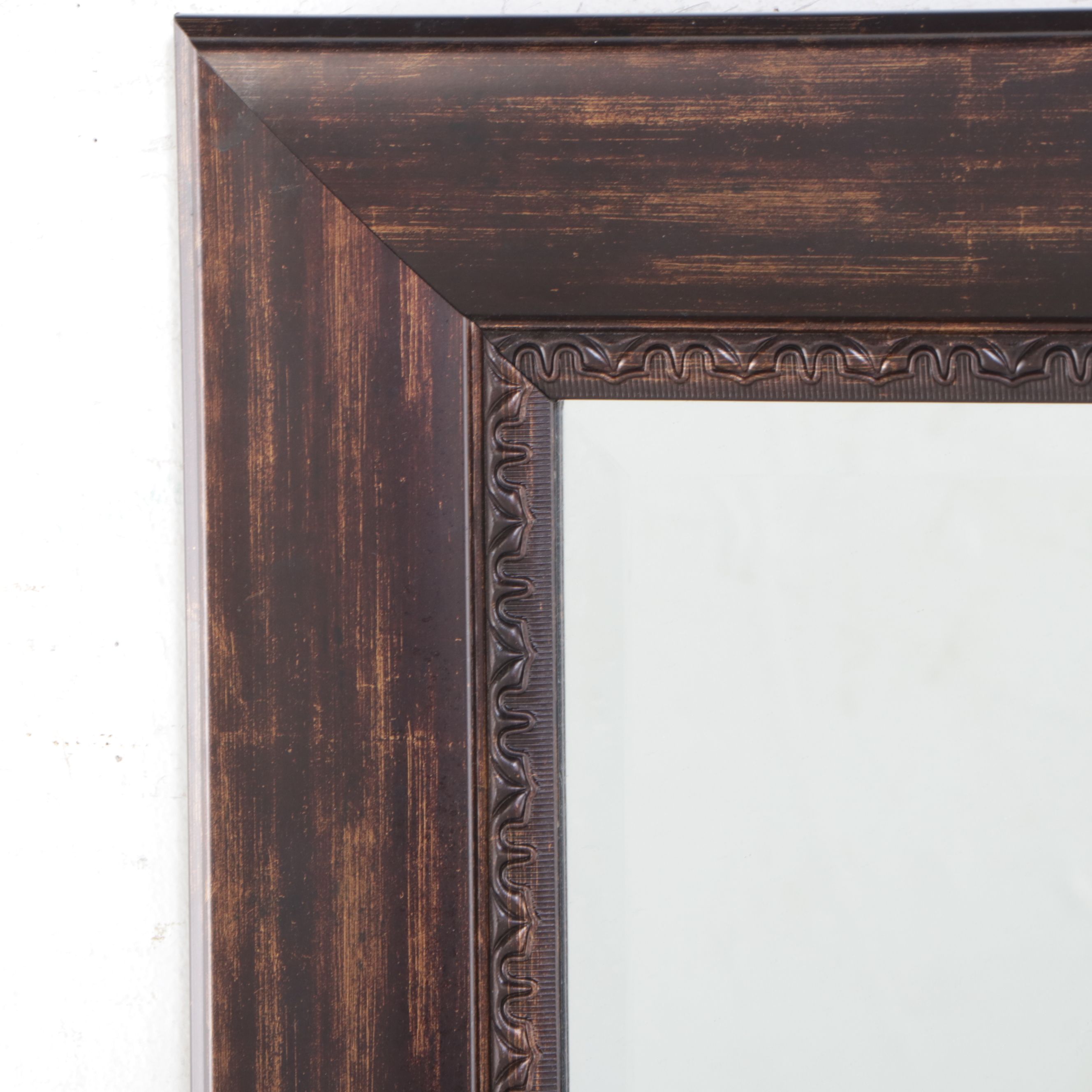 Louis Philippe Style Painted Wood Full- Length Mirror