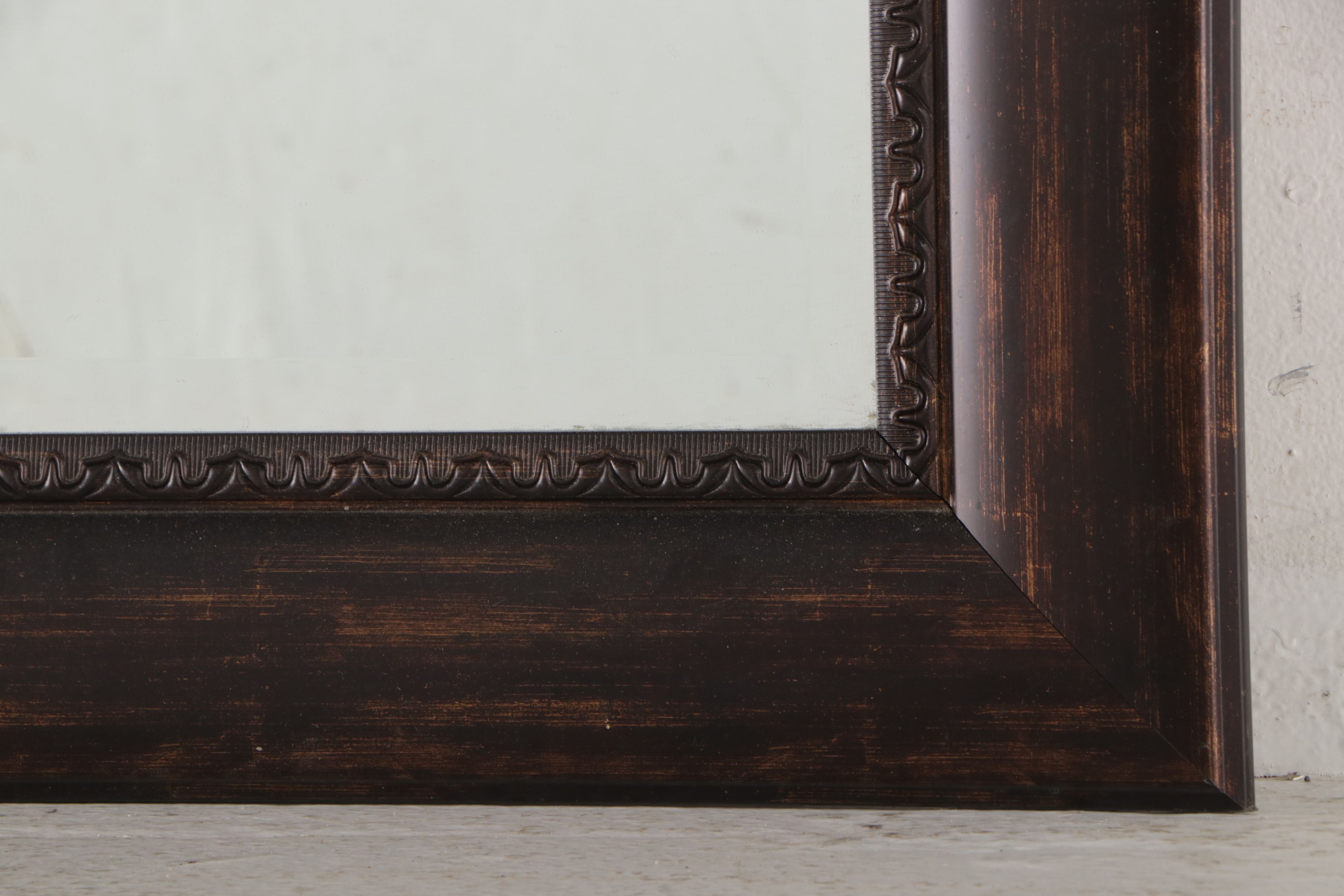 Louis Philippe Style Painted Wood Full- Length Mirror