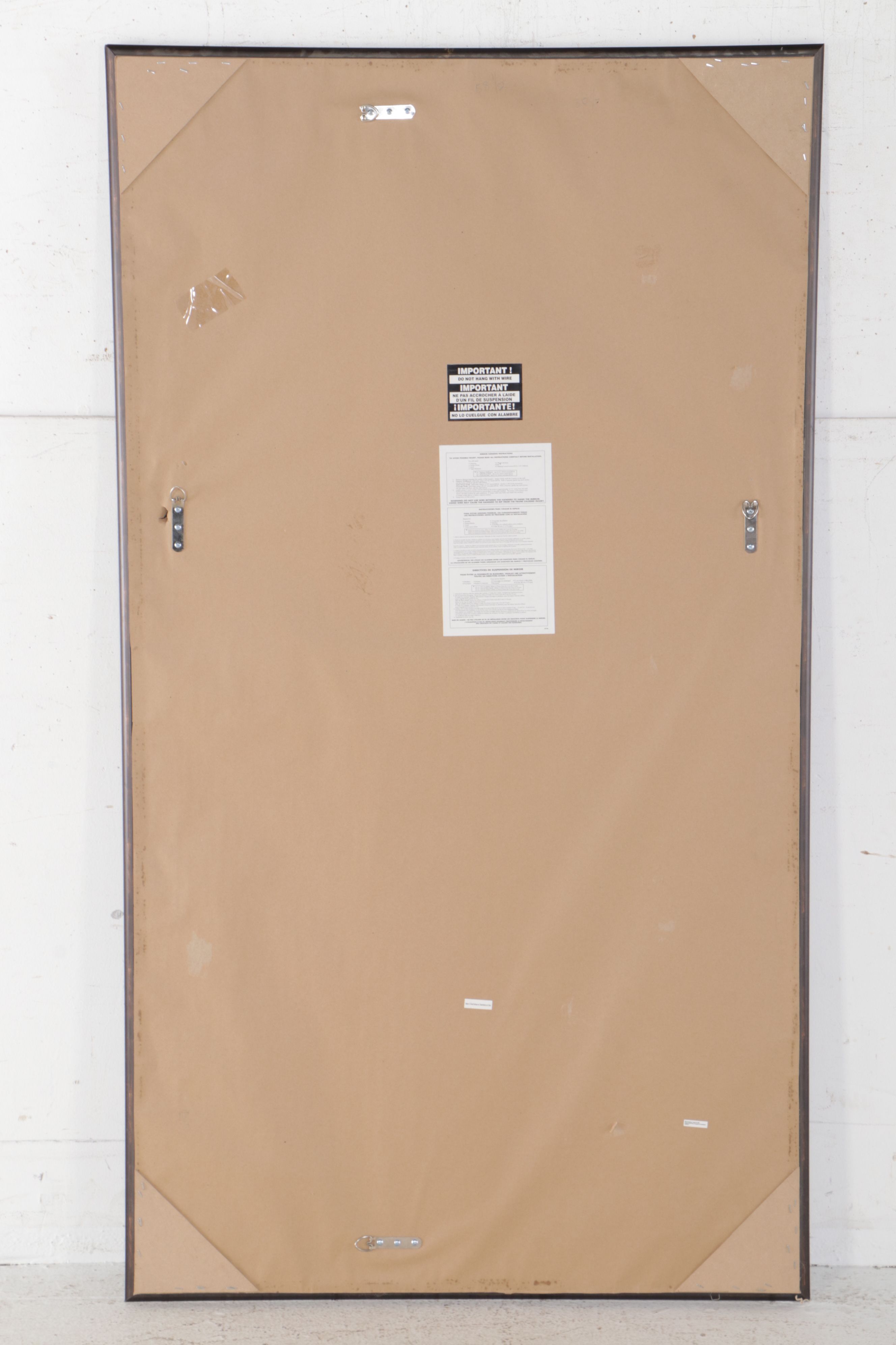 Louis Philippe Style Painted Wood Full- Length Mirror