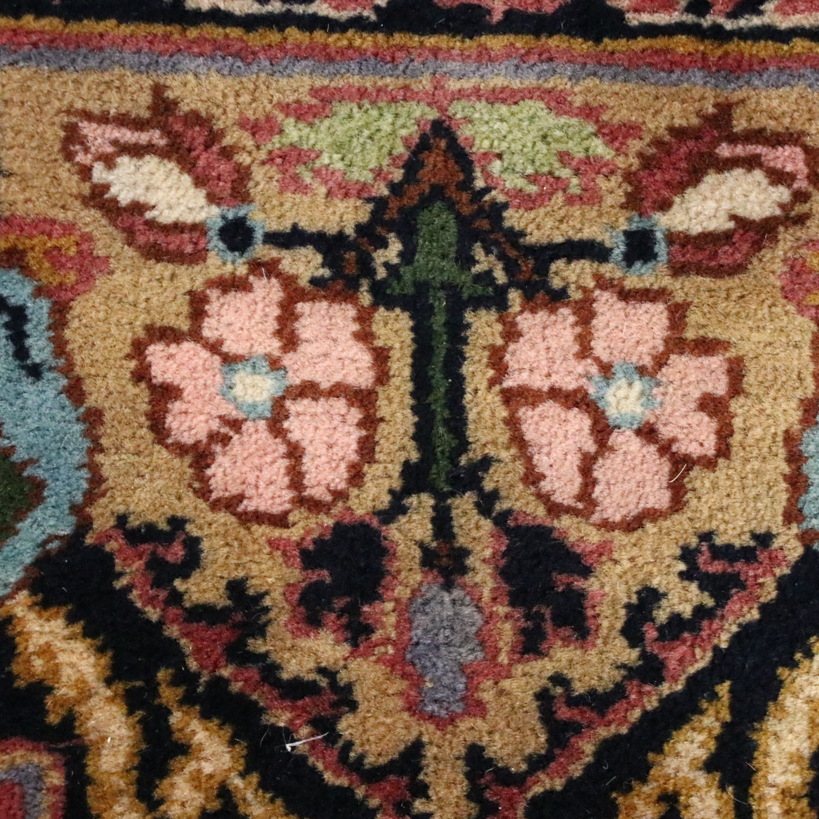 5'1 9'2 Hand-Knotted Persian Tabriz Area Rug