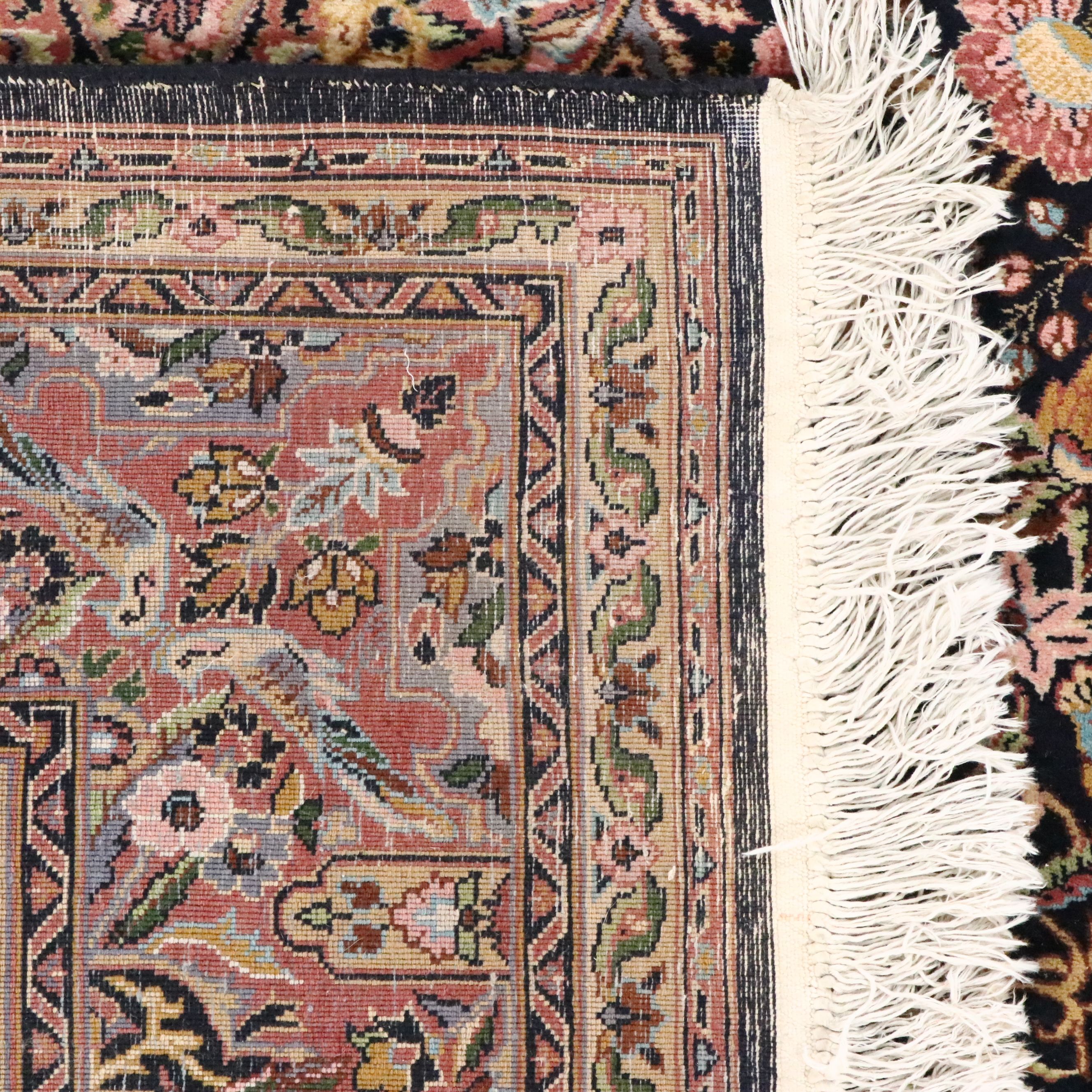 5'1 9'2 Hand-Knotted Persian Tabriz Area Rug