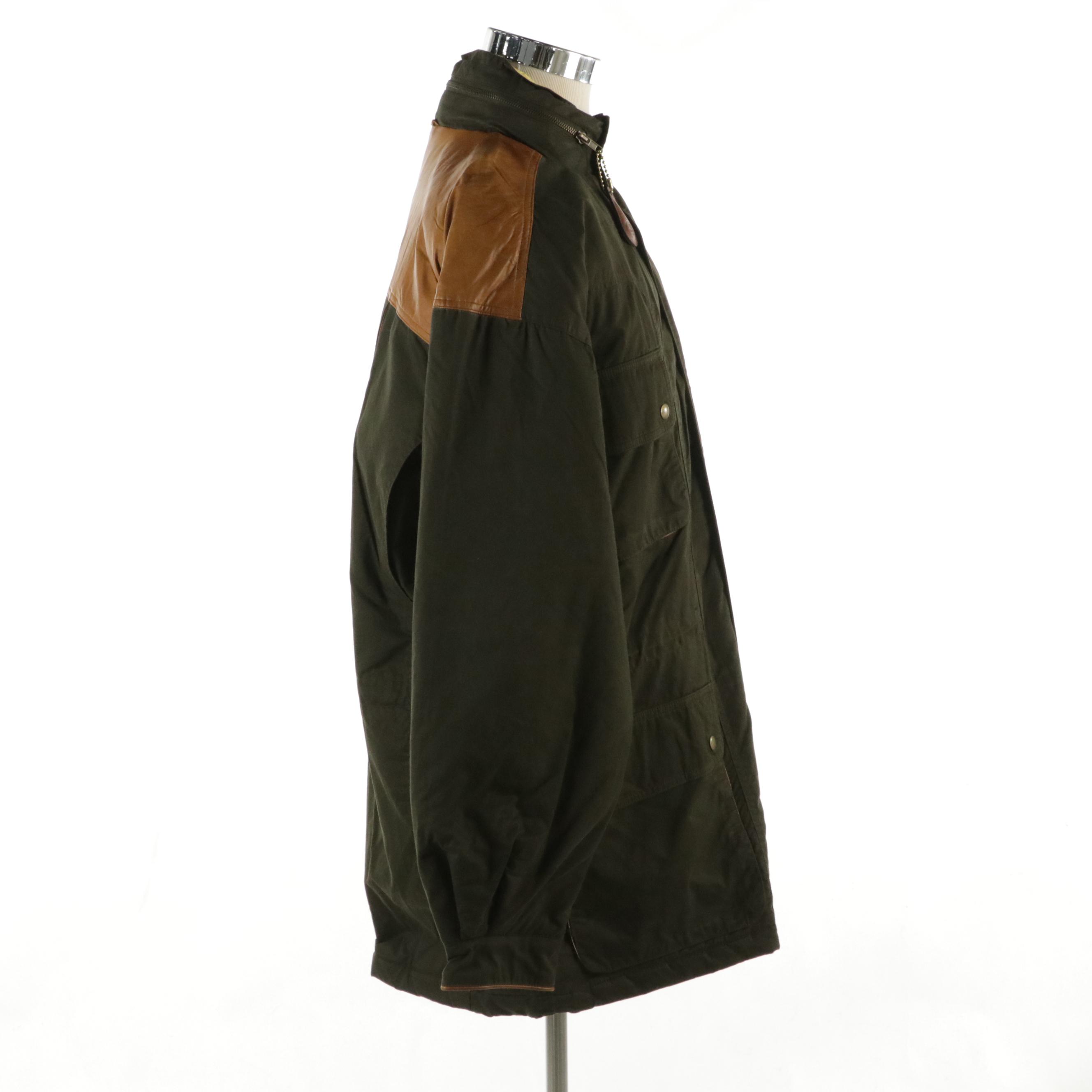 Men's Willis & Geiger Outfitters Barn Coat with Packable Hood