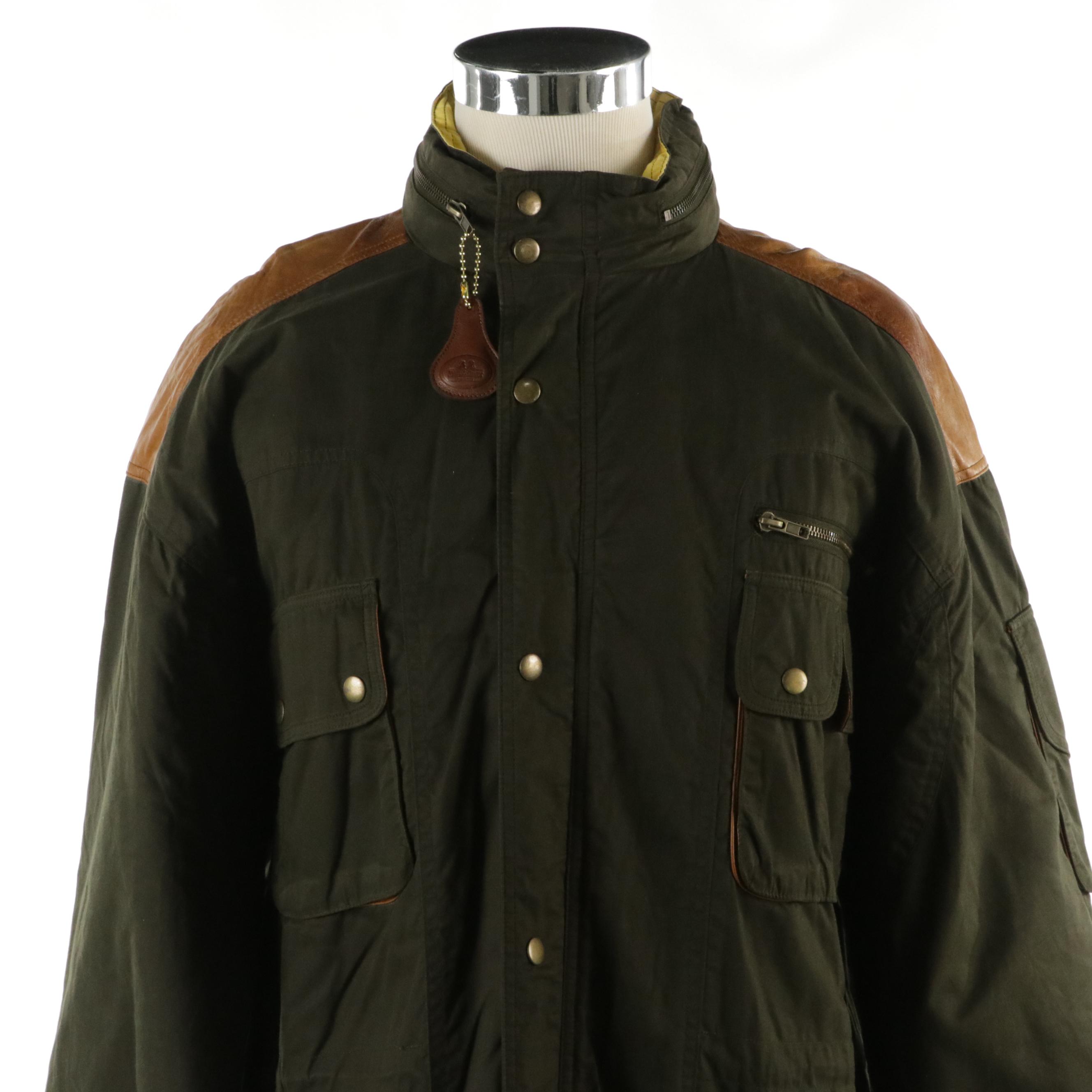 Men's Willis & Geiger Outfitters Barn Coat with Packable Hood