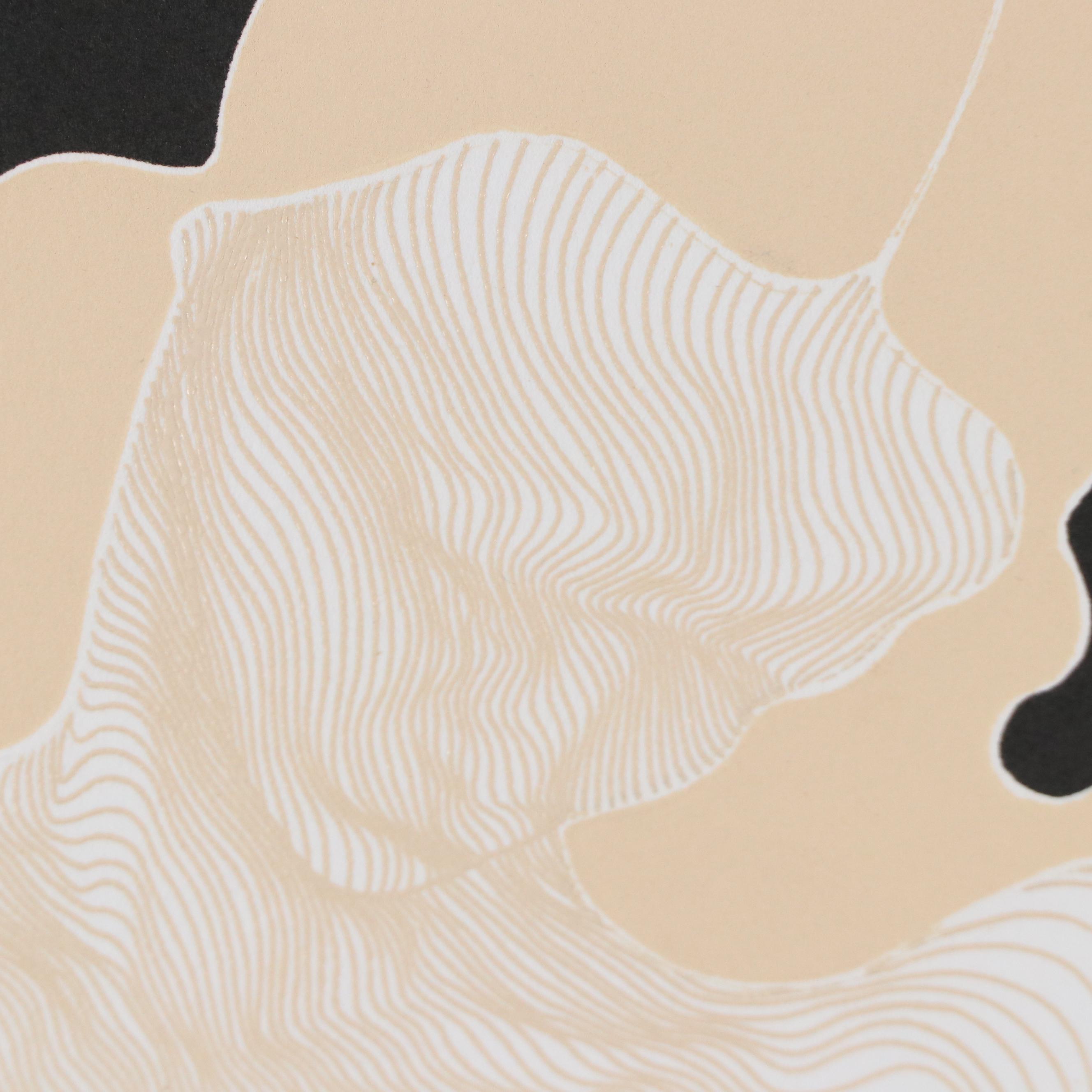 Guillaume Azoulay Figurative Etching "Destra"