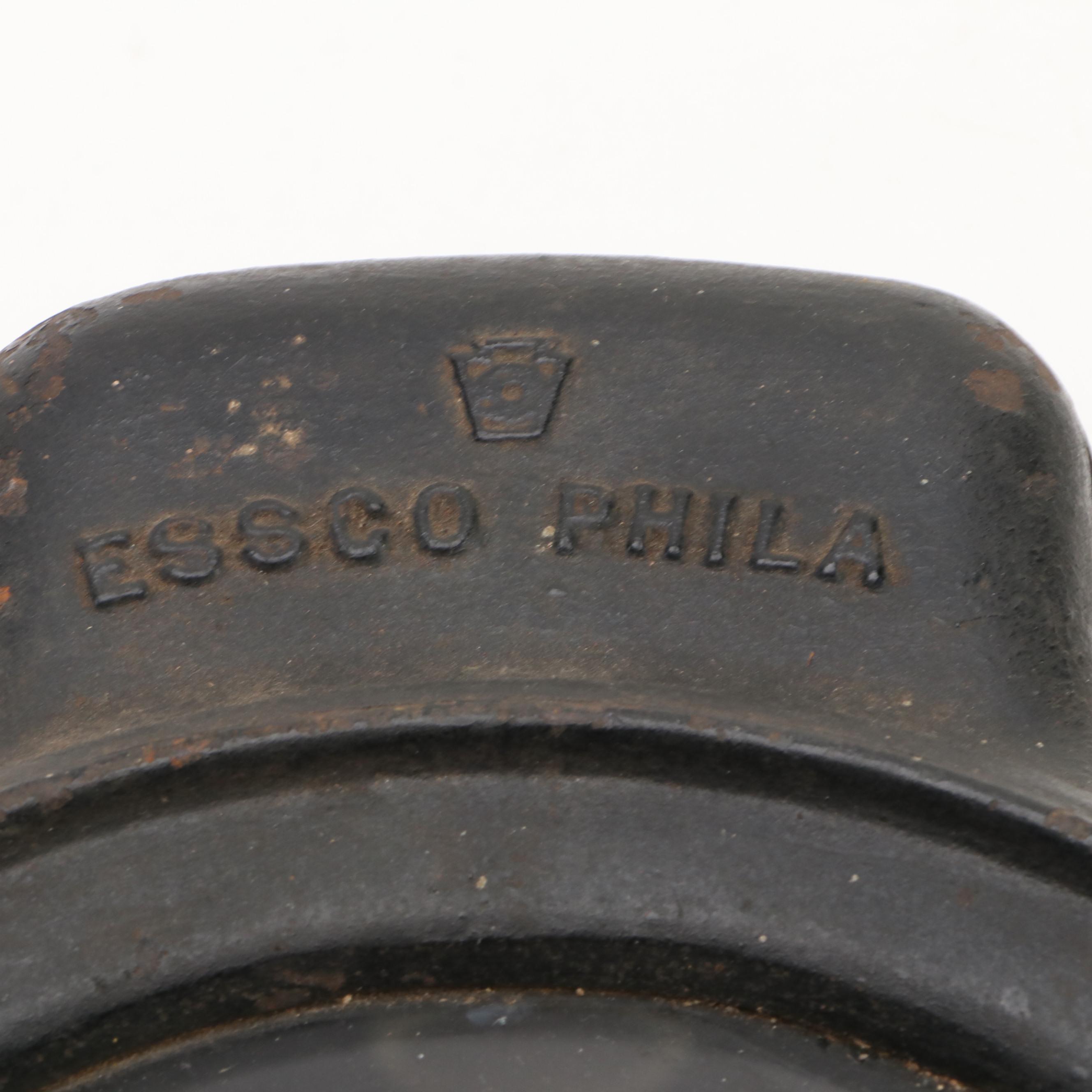 Essco Philadelphia Cast Iron Railroad Yard Spotlight, Early to Mid-20th Century