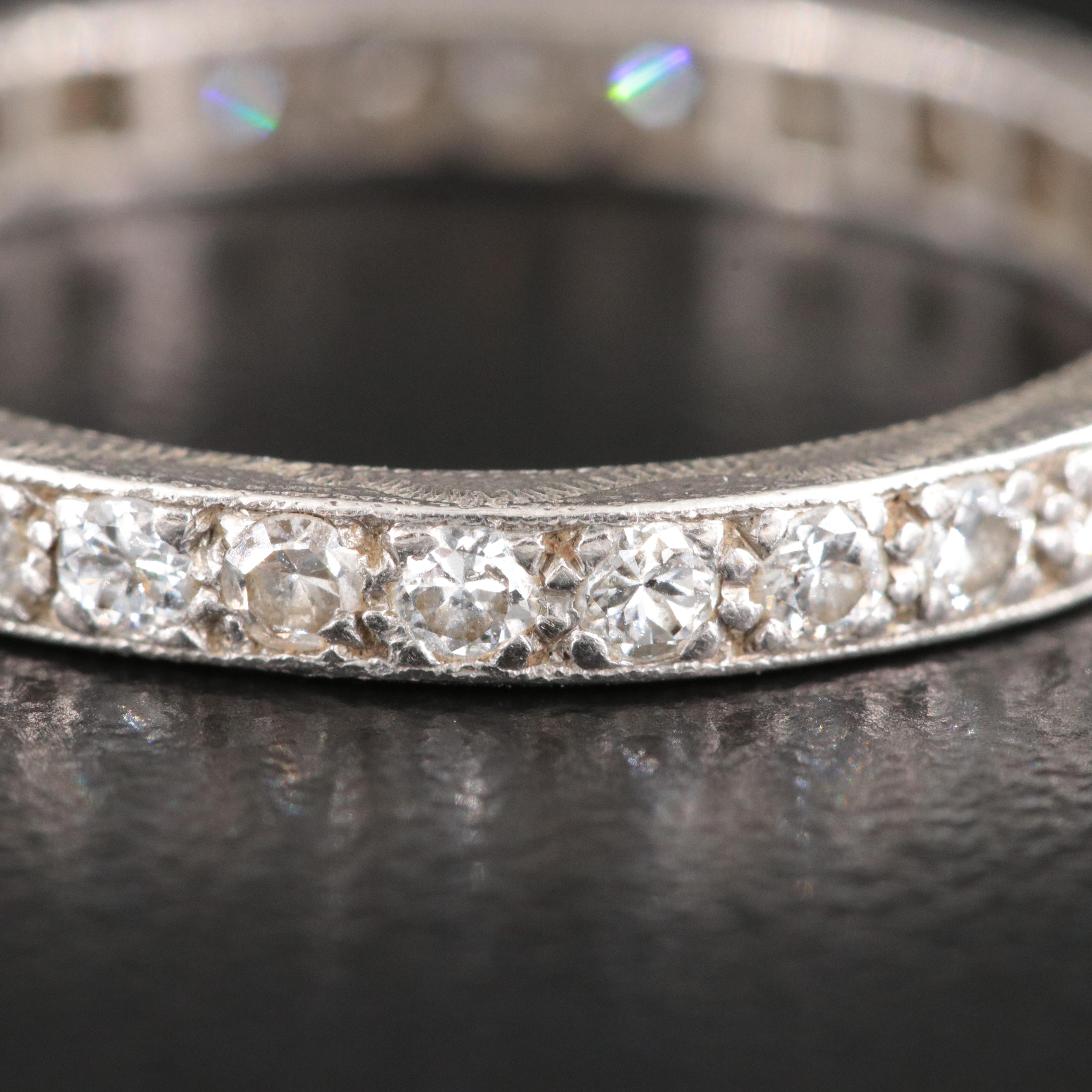 Palladium 1.00 CTW Diamond Eternity Band