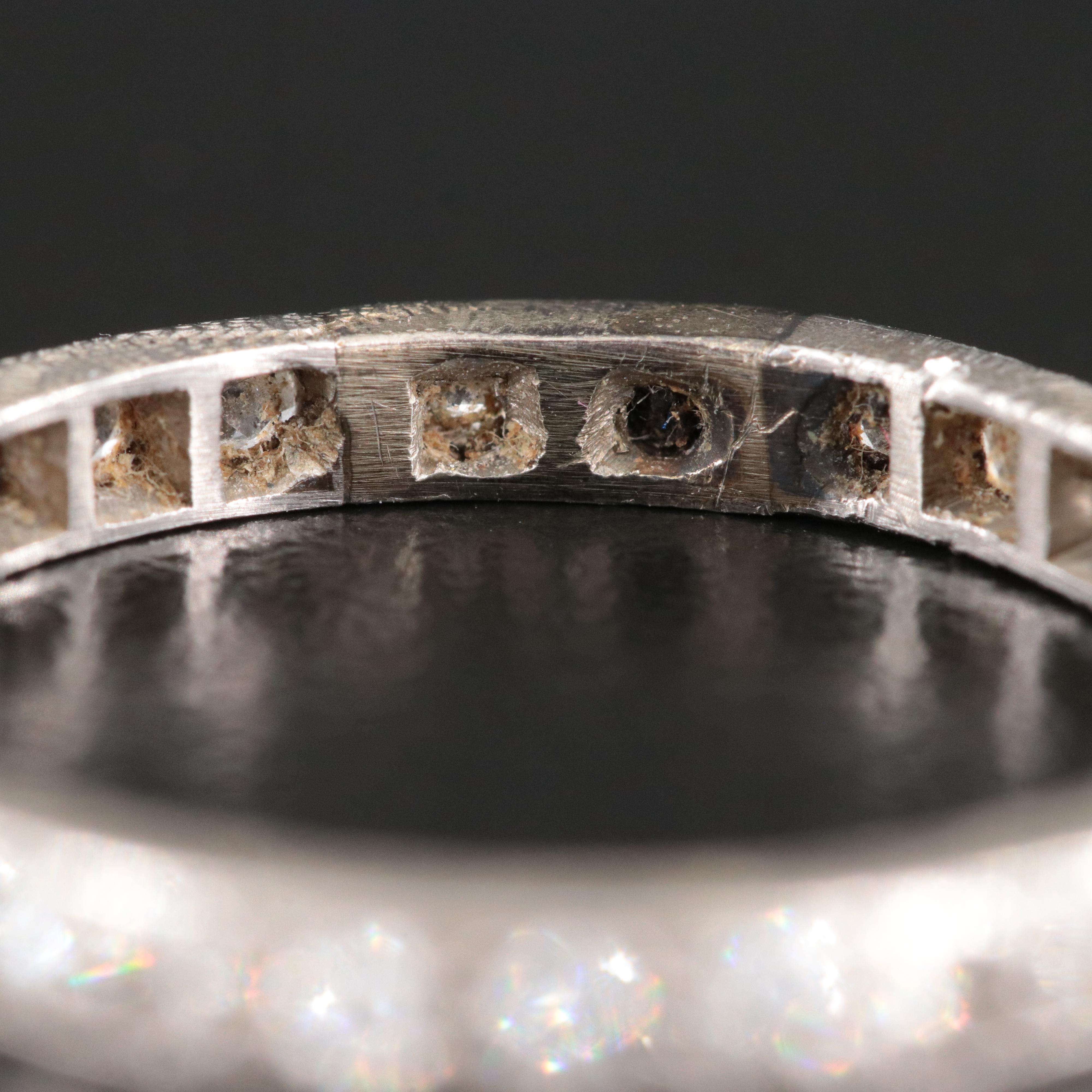 Palladium 1.00 CTW Diamond Eternity Band