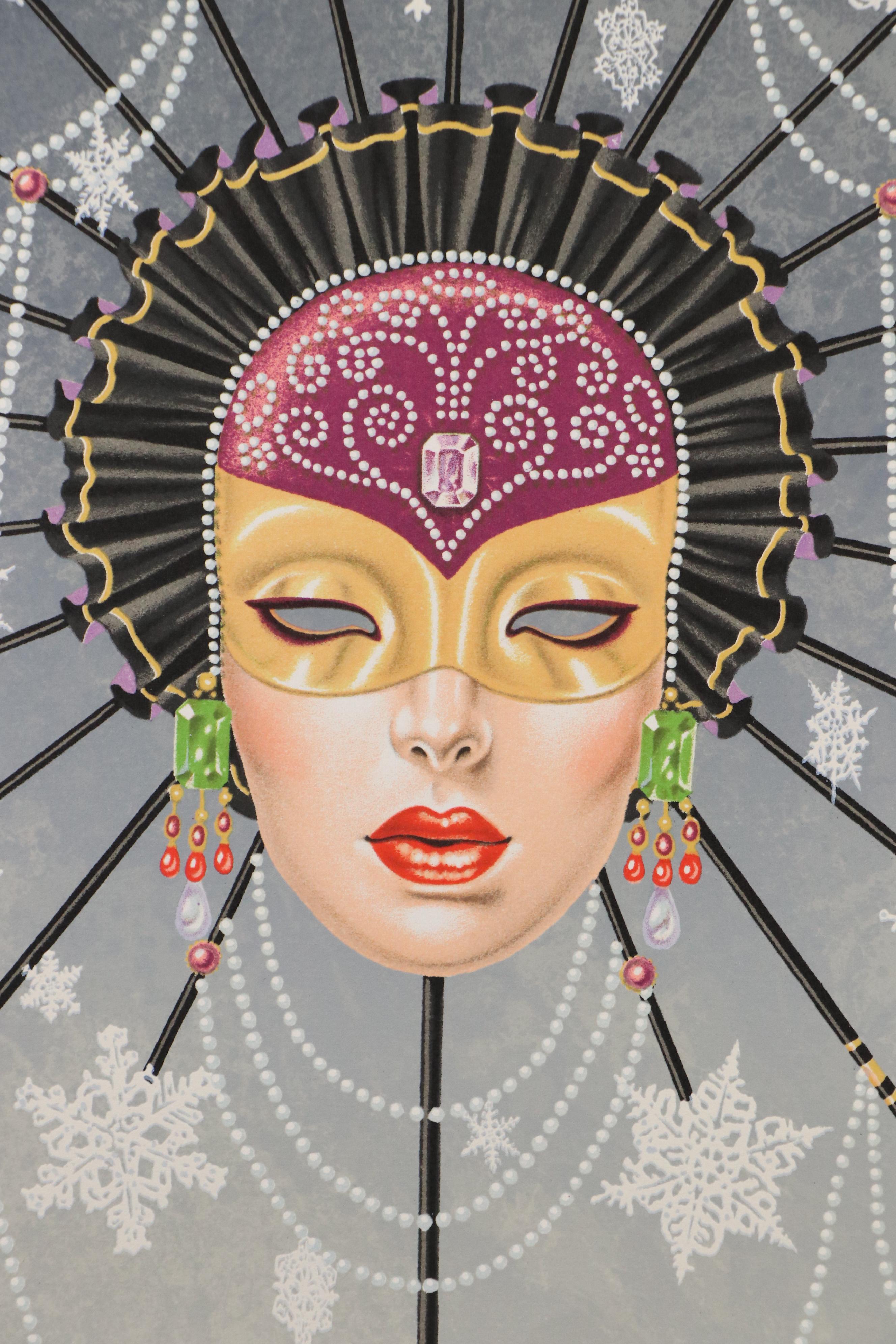 Mark E. Van Epps Lithograph "Winter," 1988