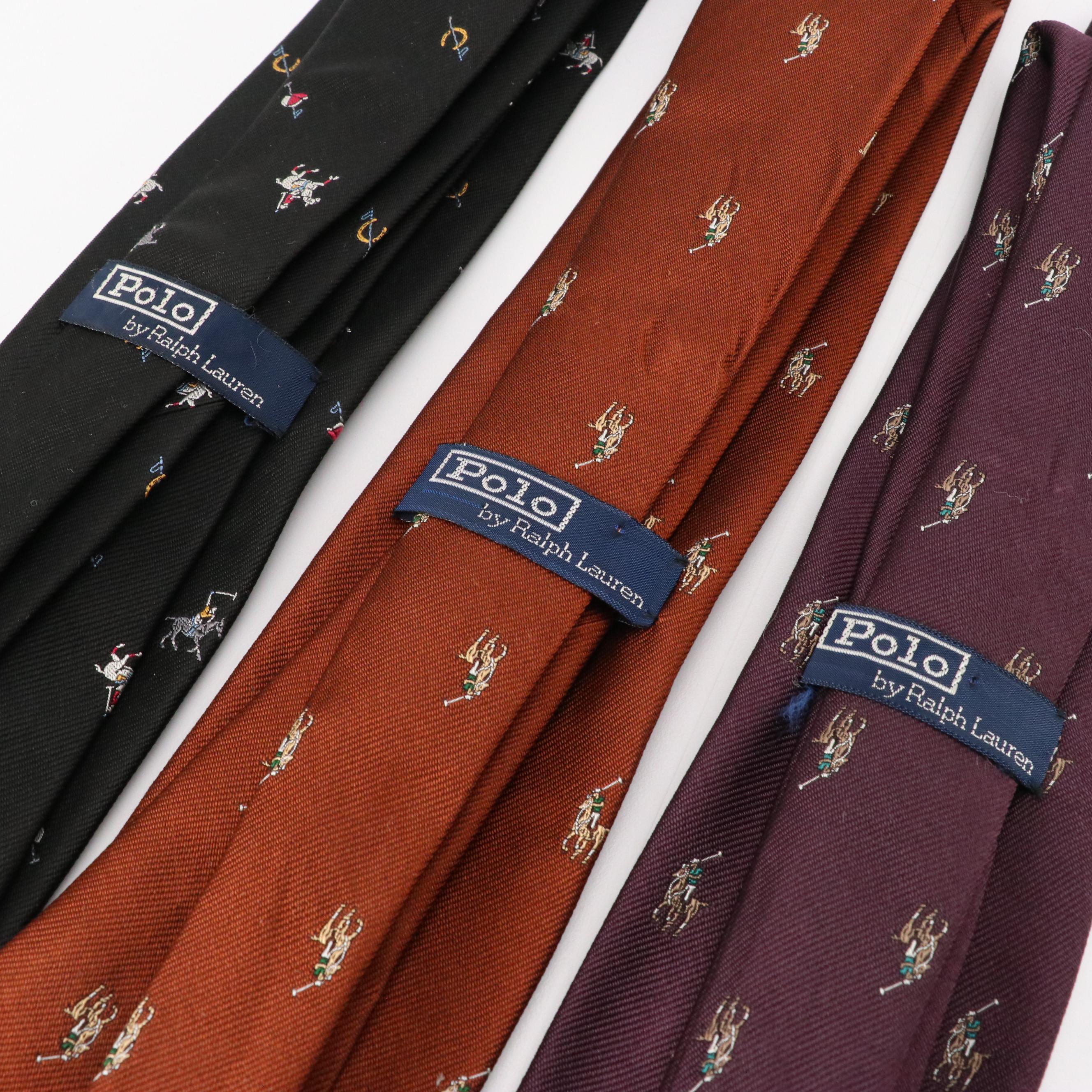 Vintage Patterned Necktie Collection Featuring Burberrys, Lanvin, and More