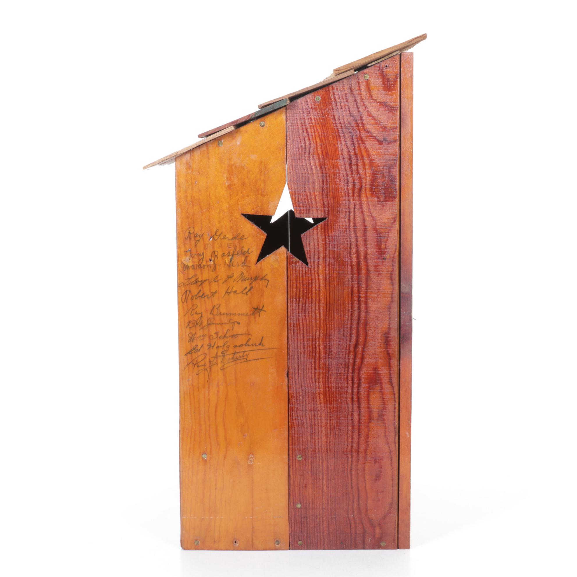 Novelty Wooden Outhouse