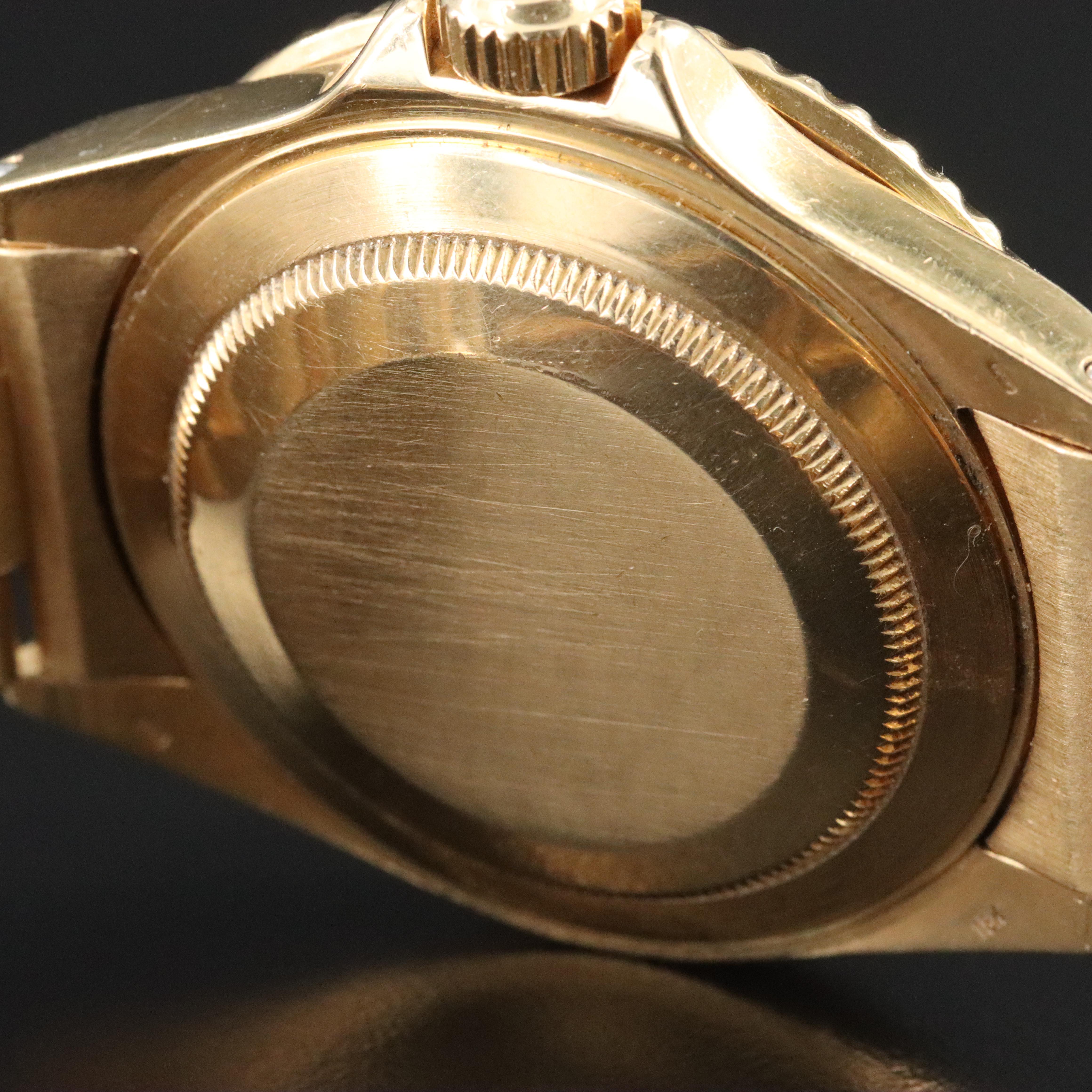 1987 Rolex Submariner Date Custom Diamond and Sapphire Dial Model 16618 Watch