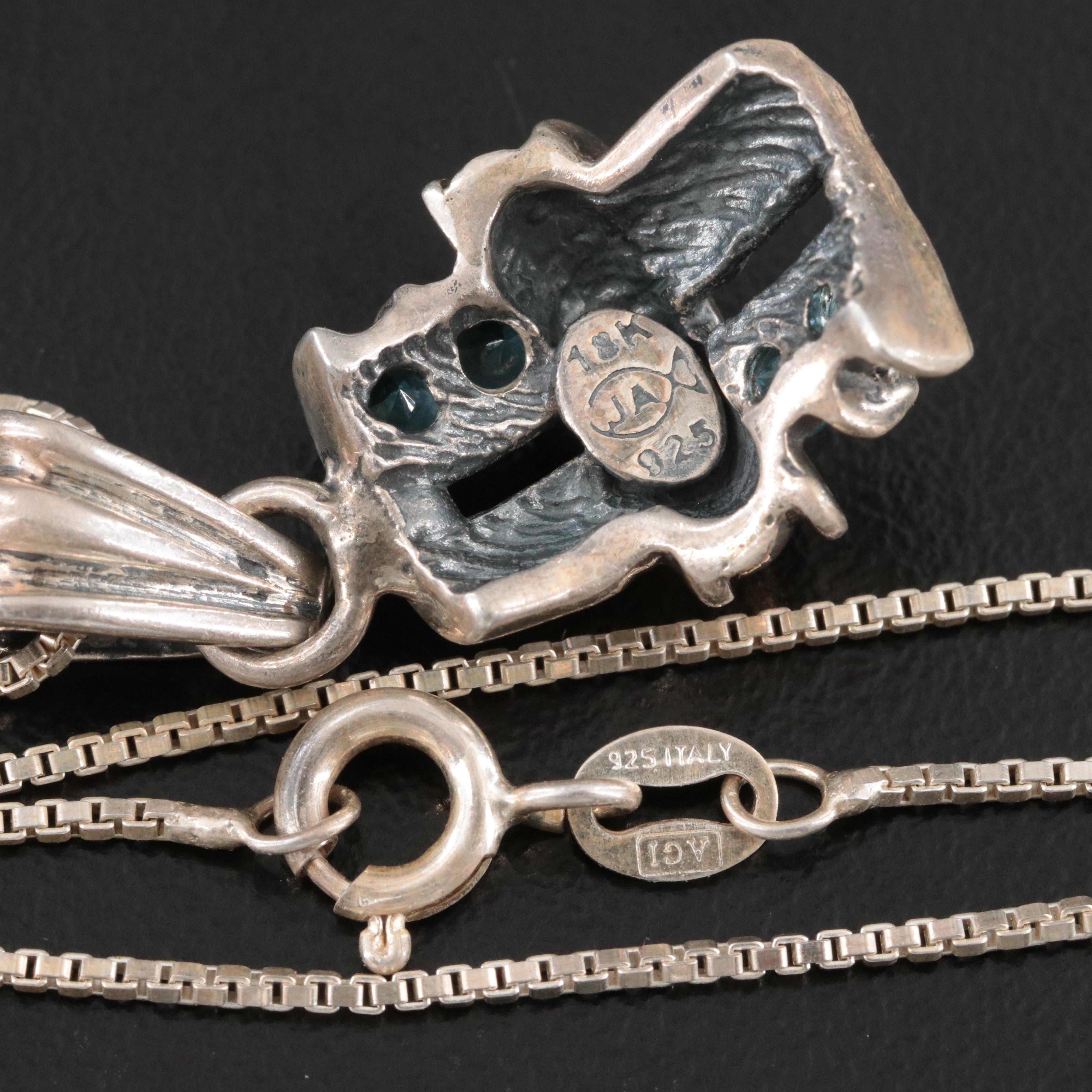 Sterling Faux Gemstone Jewelry Collection with 18K Accents