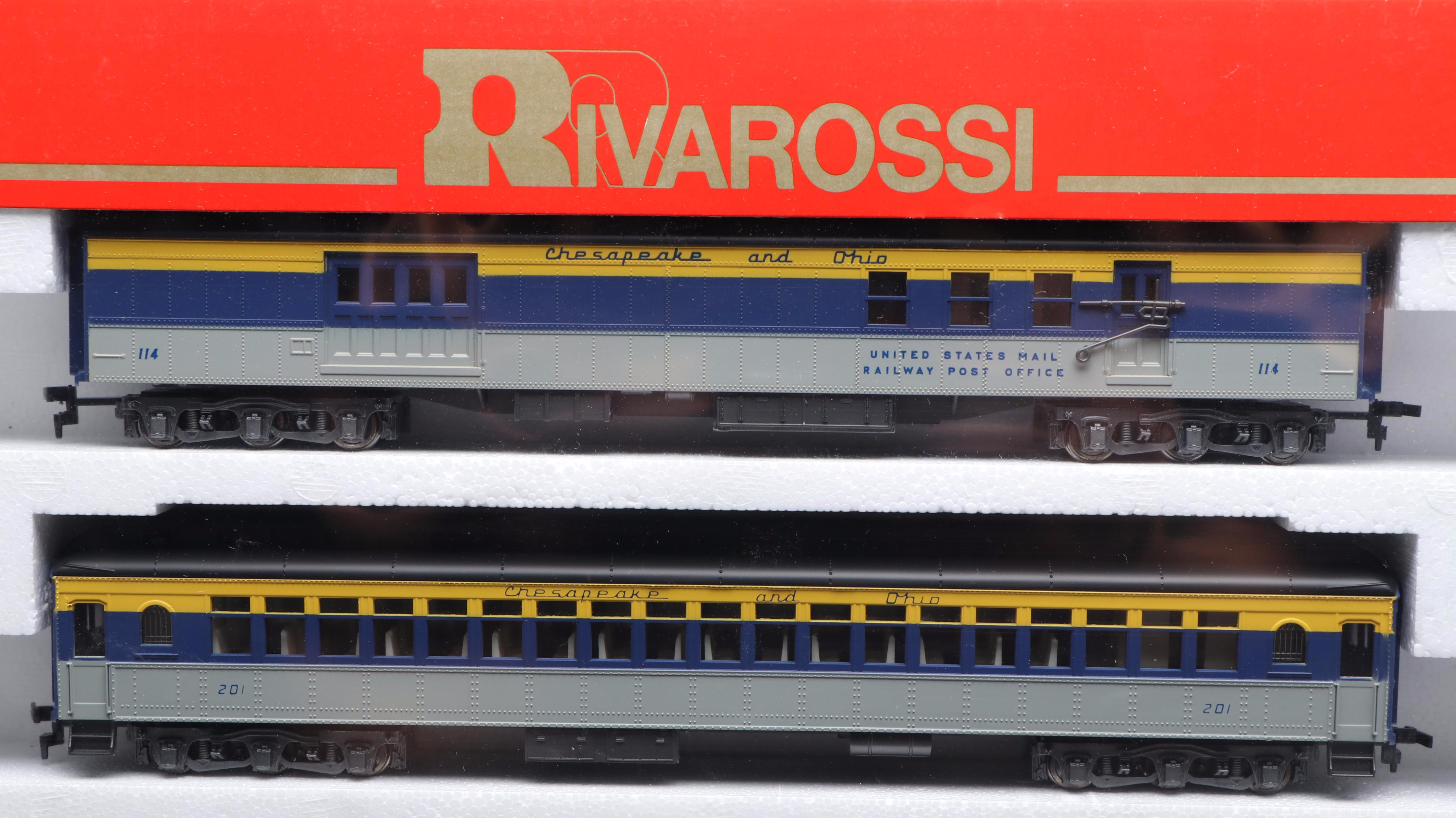 Rivarossi HO Scale "Chesapeake and Ohio" Train Cars