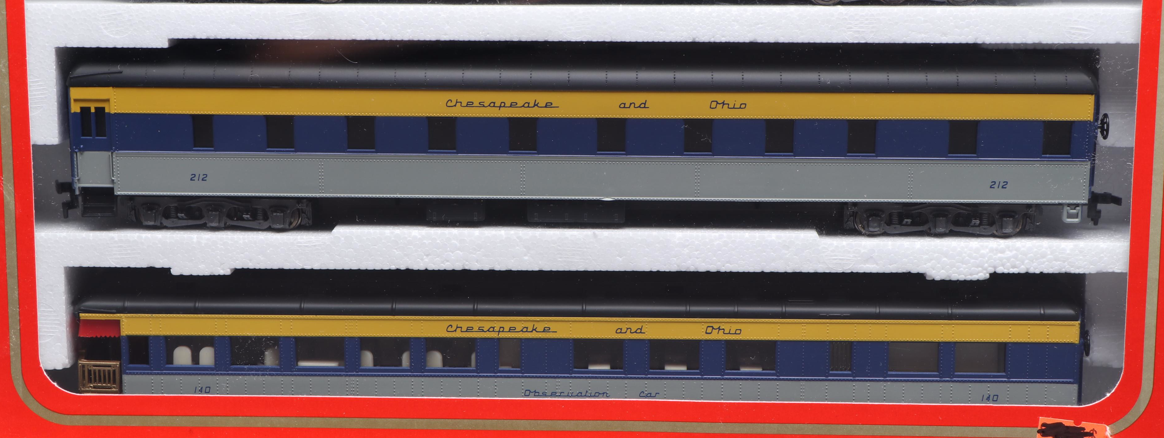 Rivarossi HO Scale "Chesapeake and Ohio" Train Cars