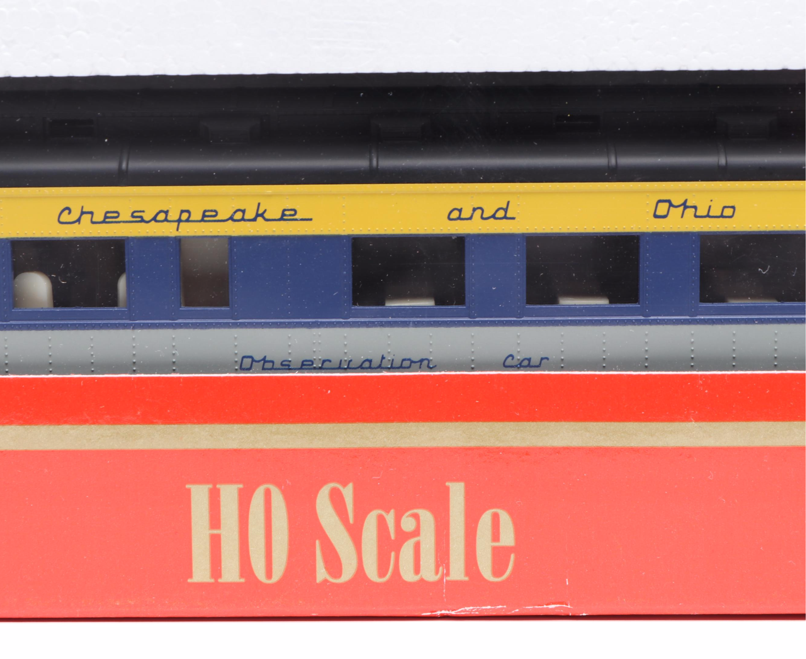 Rivarossi HO Scale "Chesapeake and Ohio" Train Cars