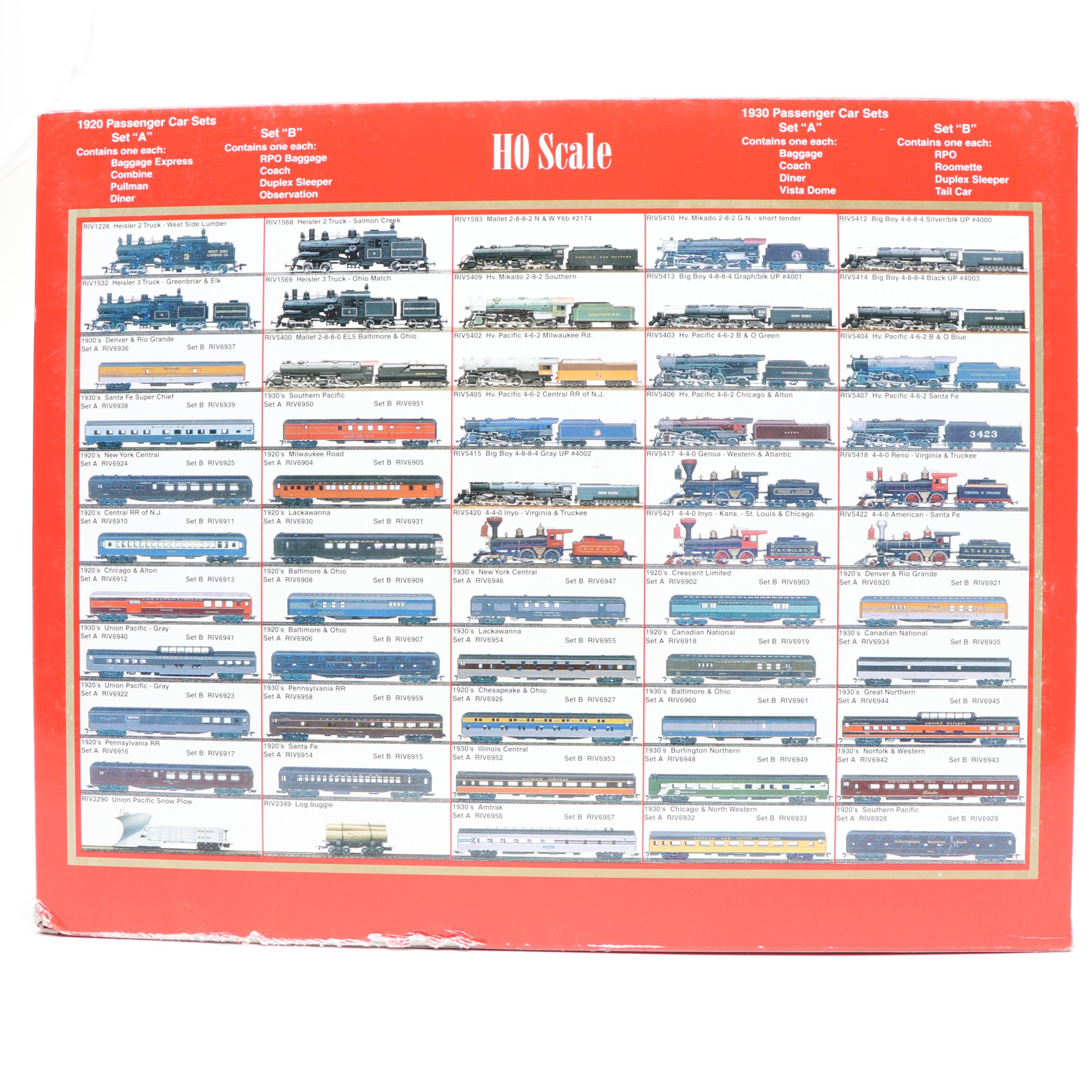Rivarossi HO Scale "Chesapeake and Ohio" Train Cars
