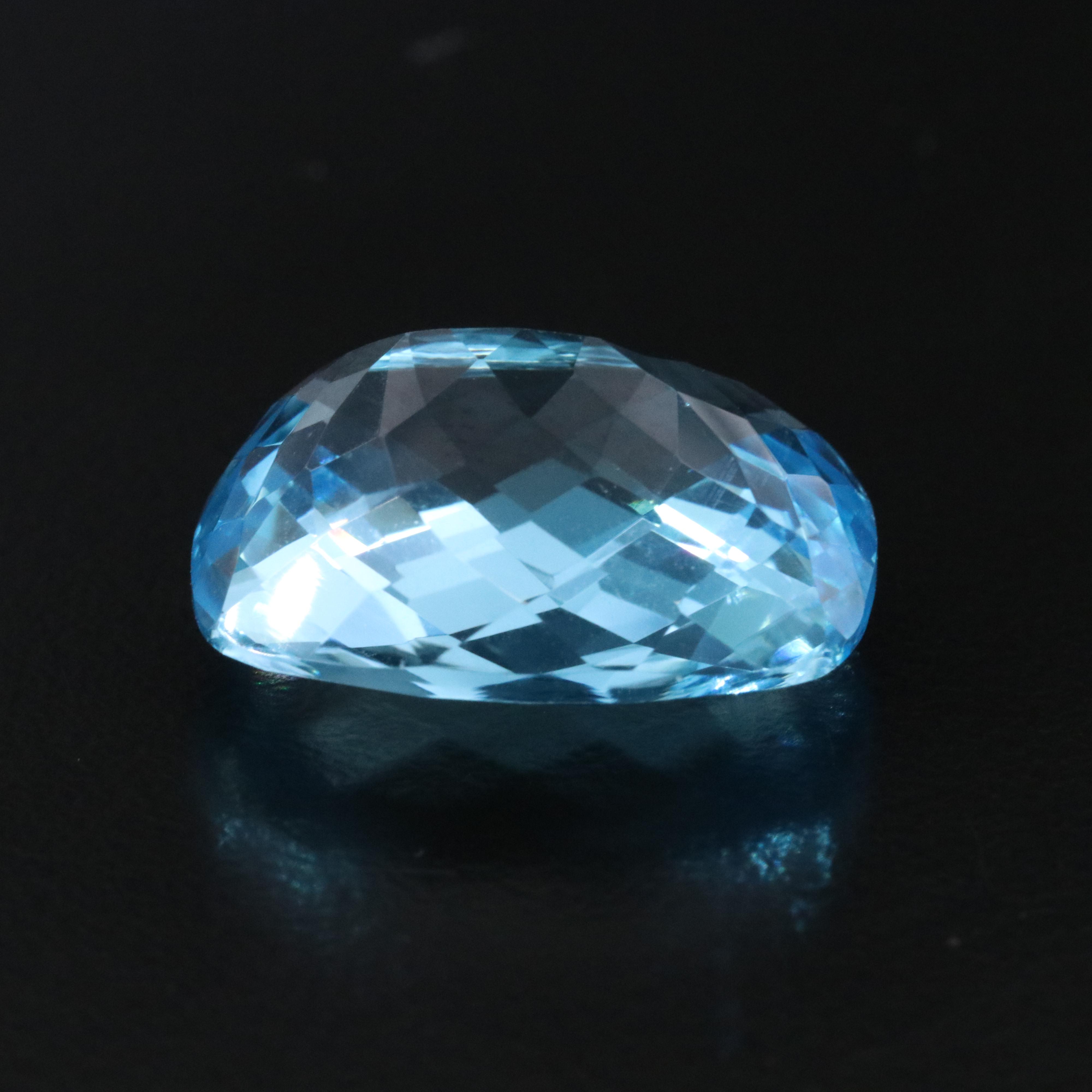 Loose 25.10 CT Blue Topaz