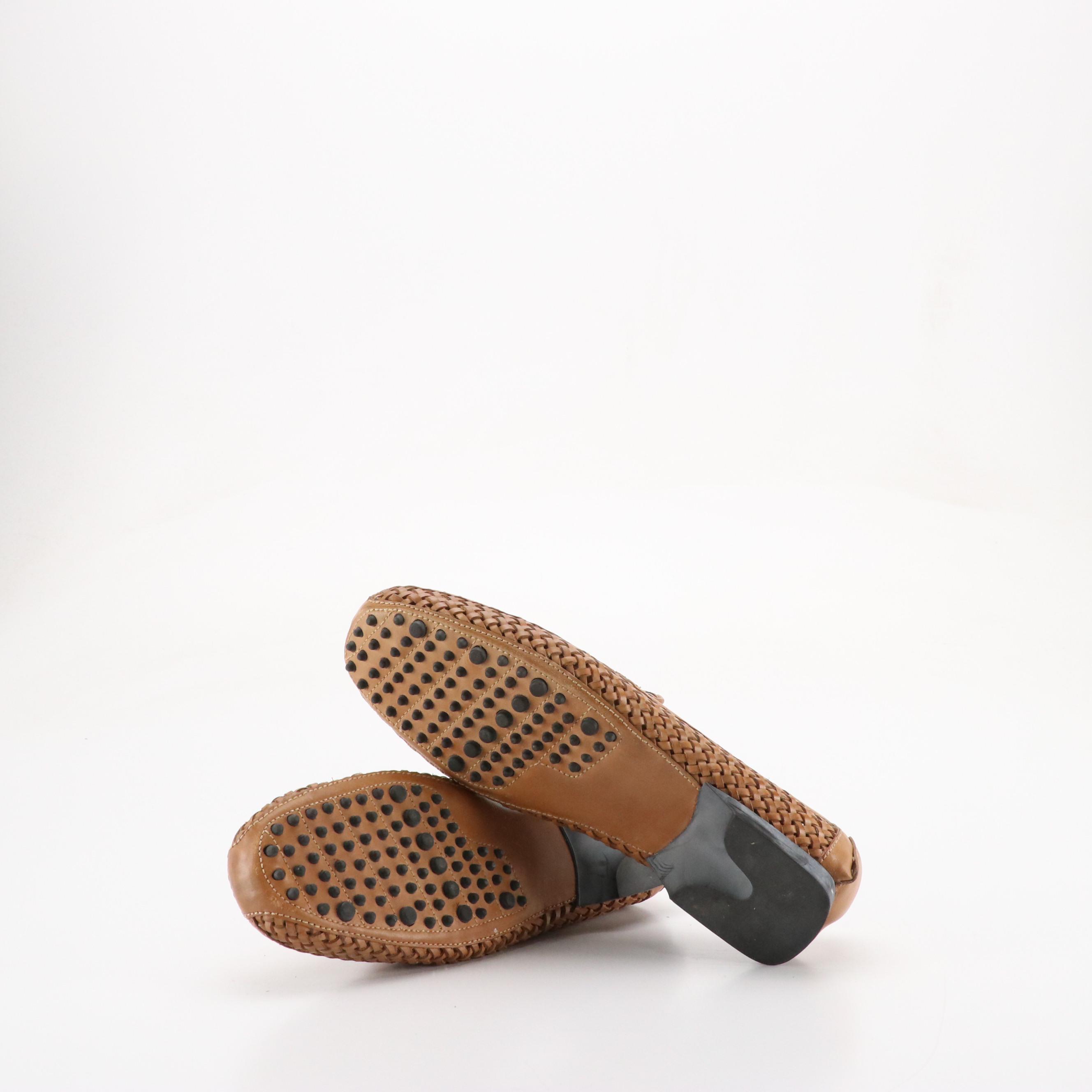 Men's Cole Haan, Allen Edmonds and Ghurka Brown Leather Loafers with Other Socks