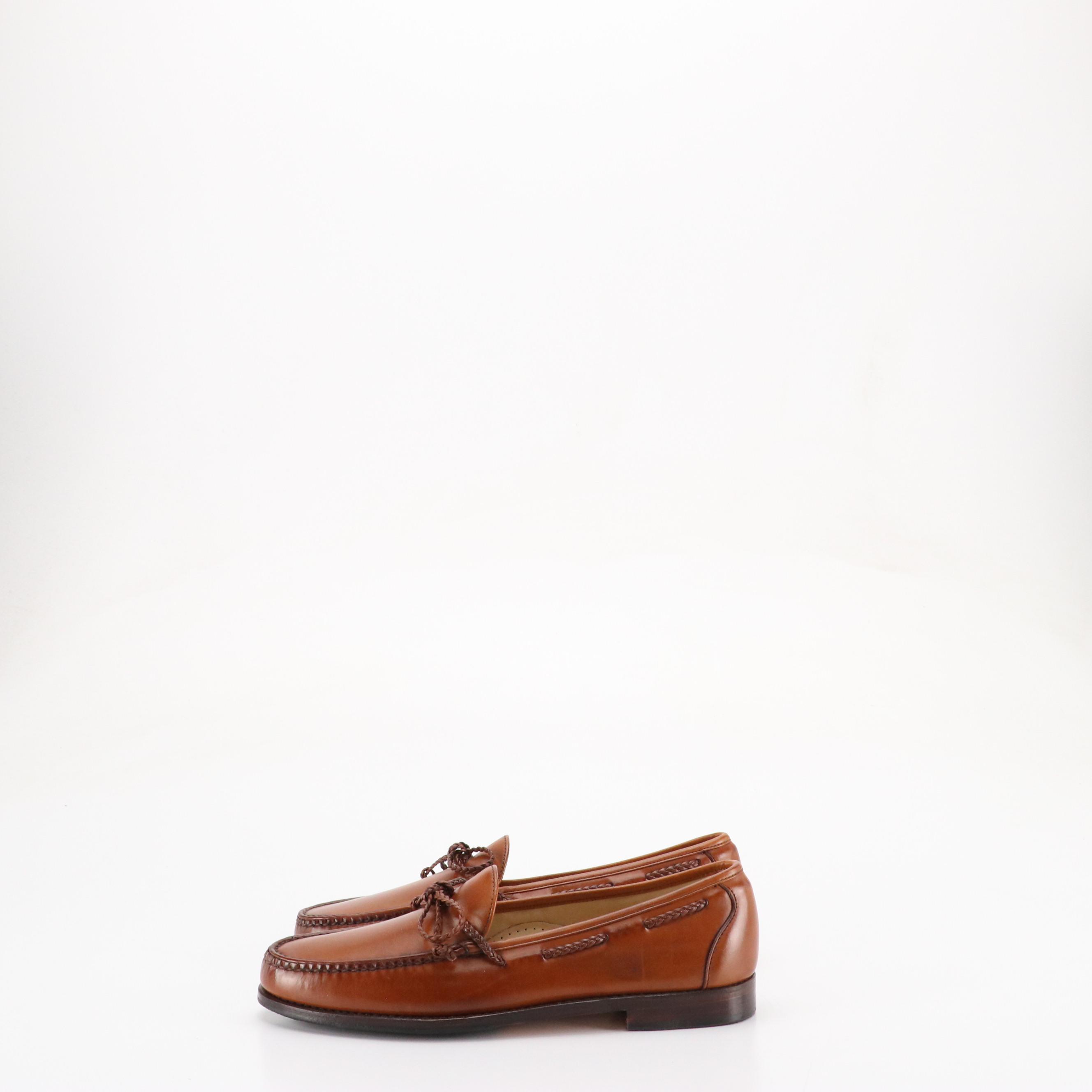 Men's Cole Haan, Allen Edmonds and Ghurka Brown Leather Loafers with Other Socks