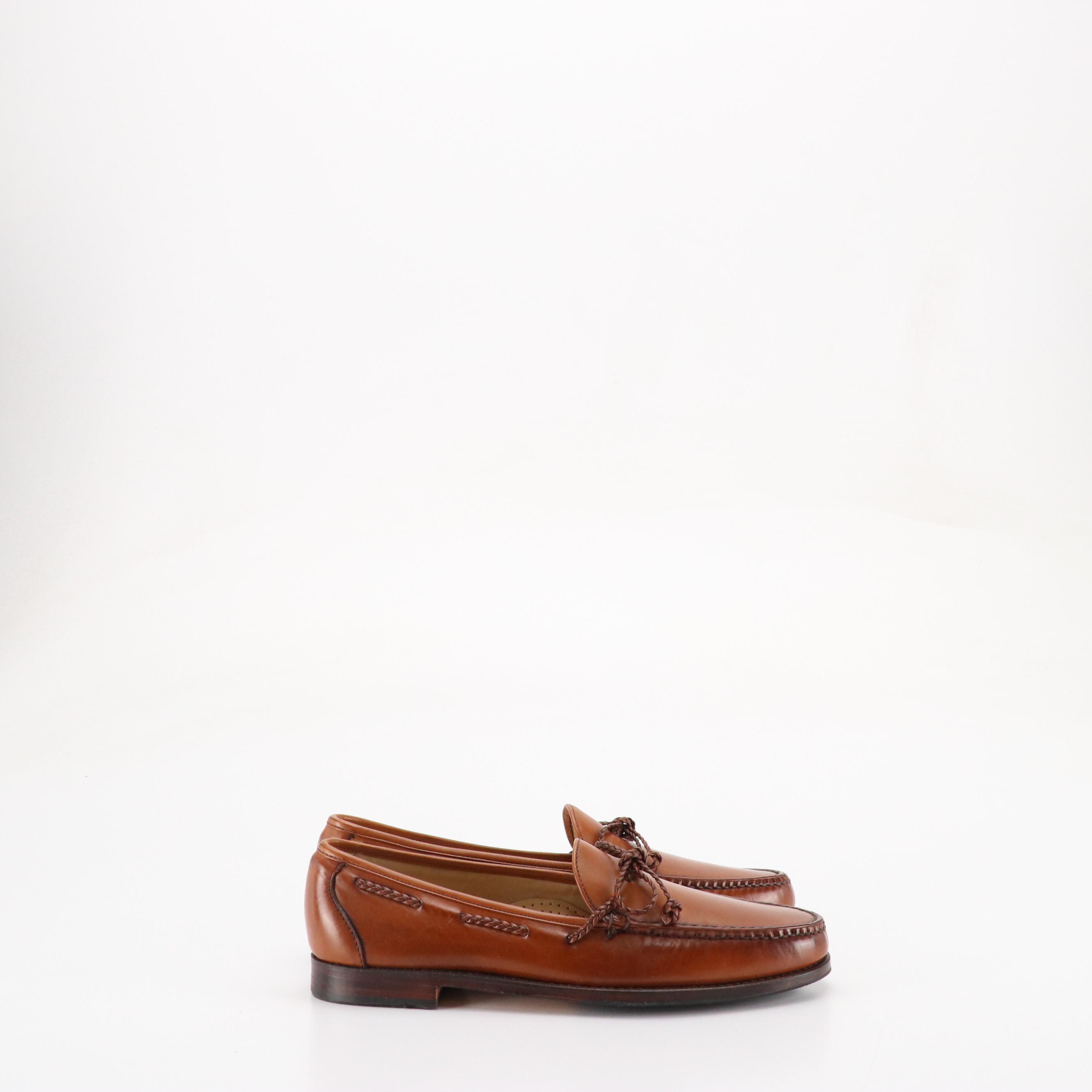 Men's Cole Haan, Allen Edmonds and Ghurka Brown Leather Loafers with Other Socks