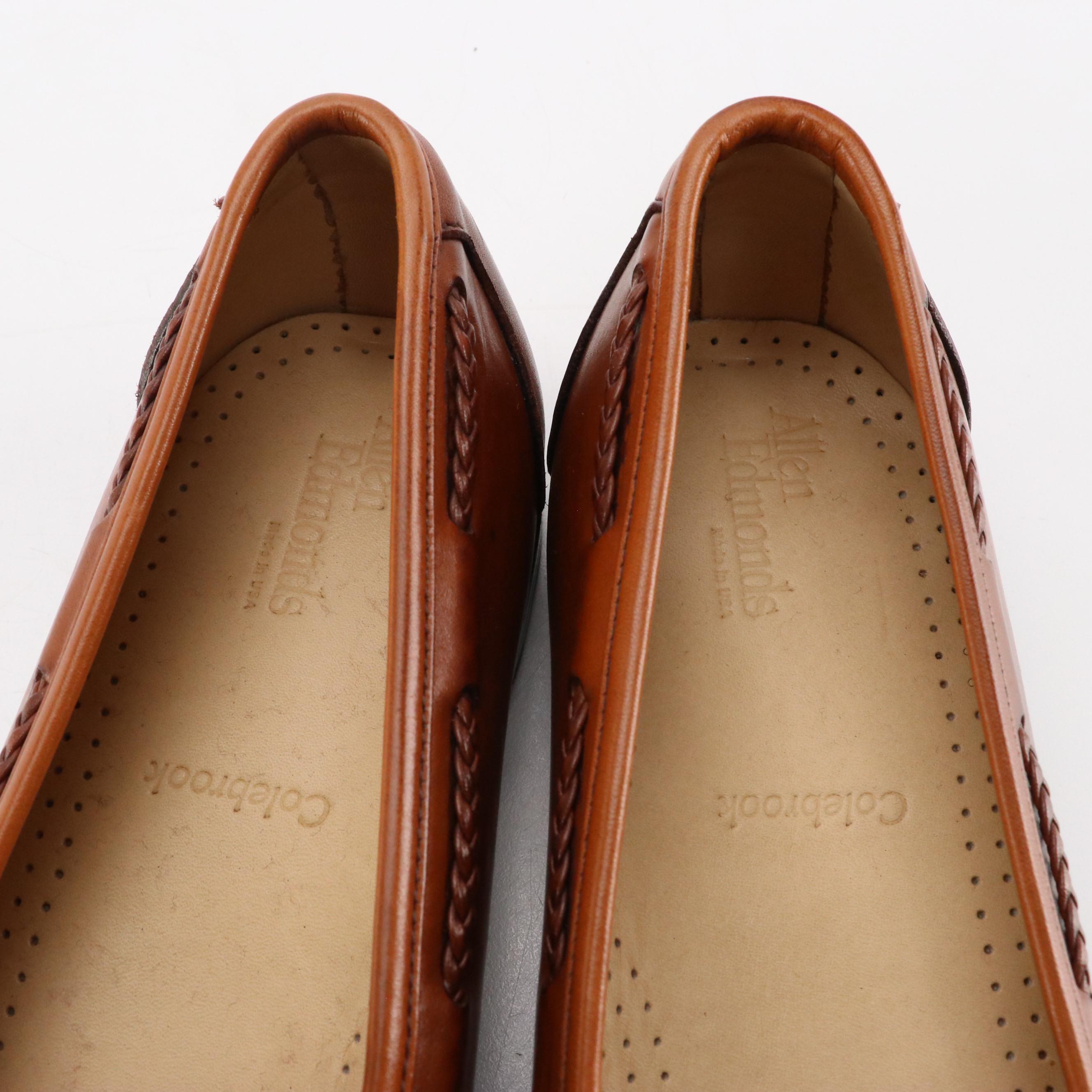 Men's Cole Haan, Allen Edmonds and Ghurka Brown Leather Loafers with Other Socks