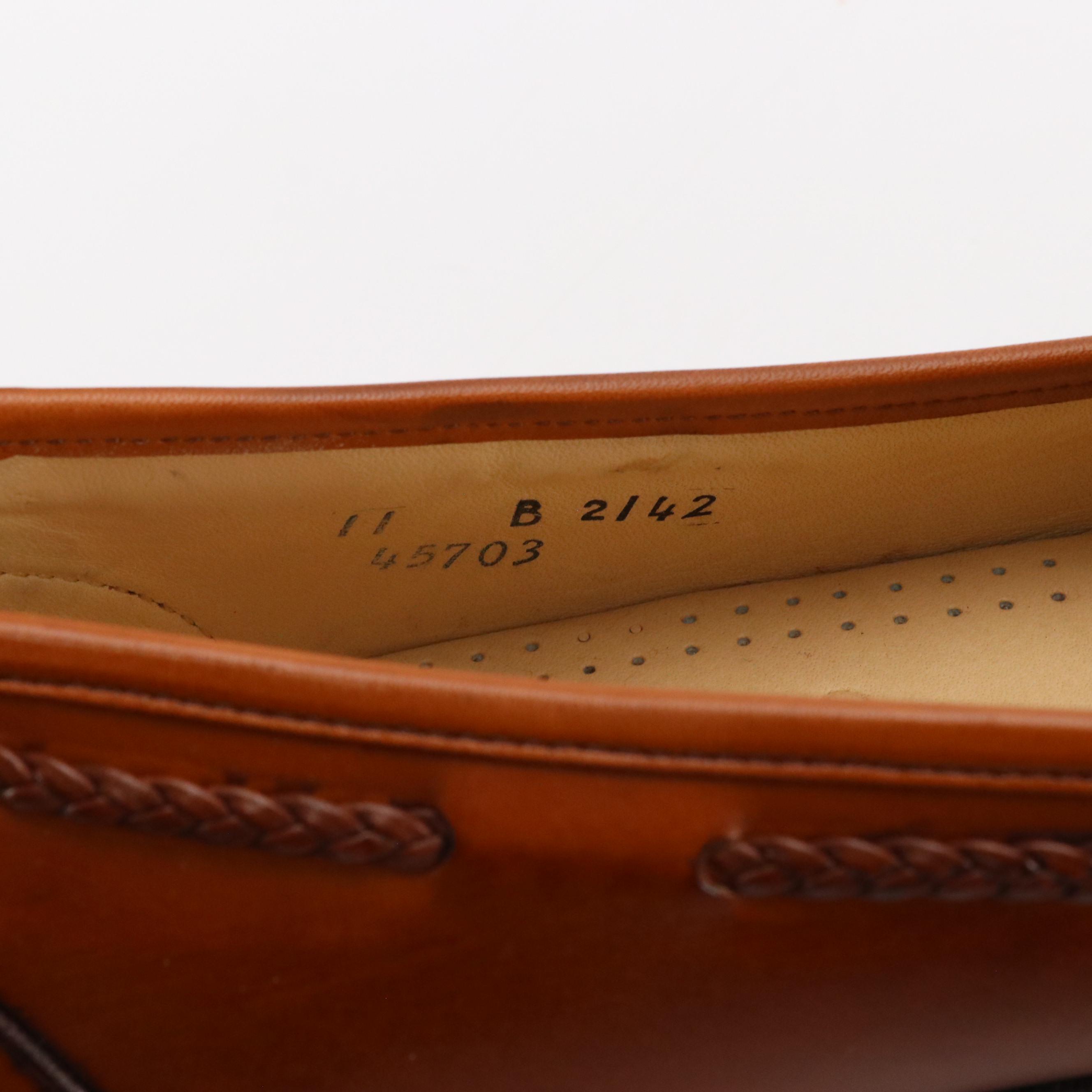 Men's Cole Haan, Allen Edmonds and Ghurka Brown Leather Loafers with Other Socks