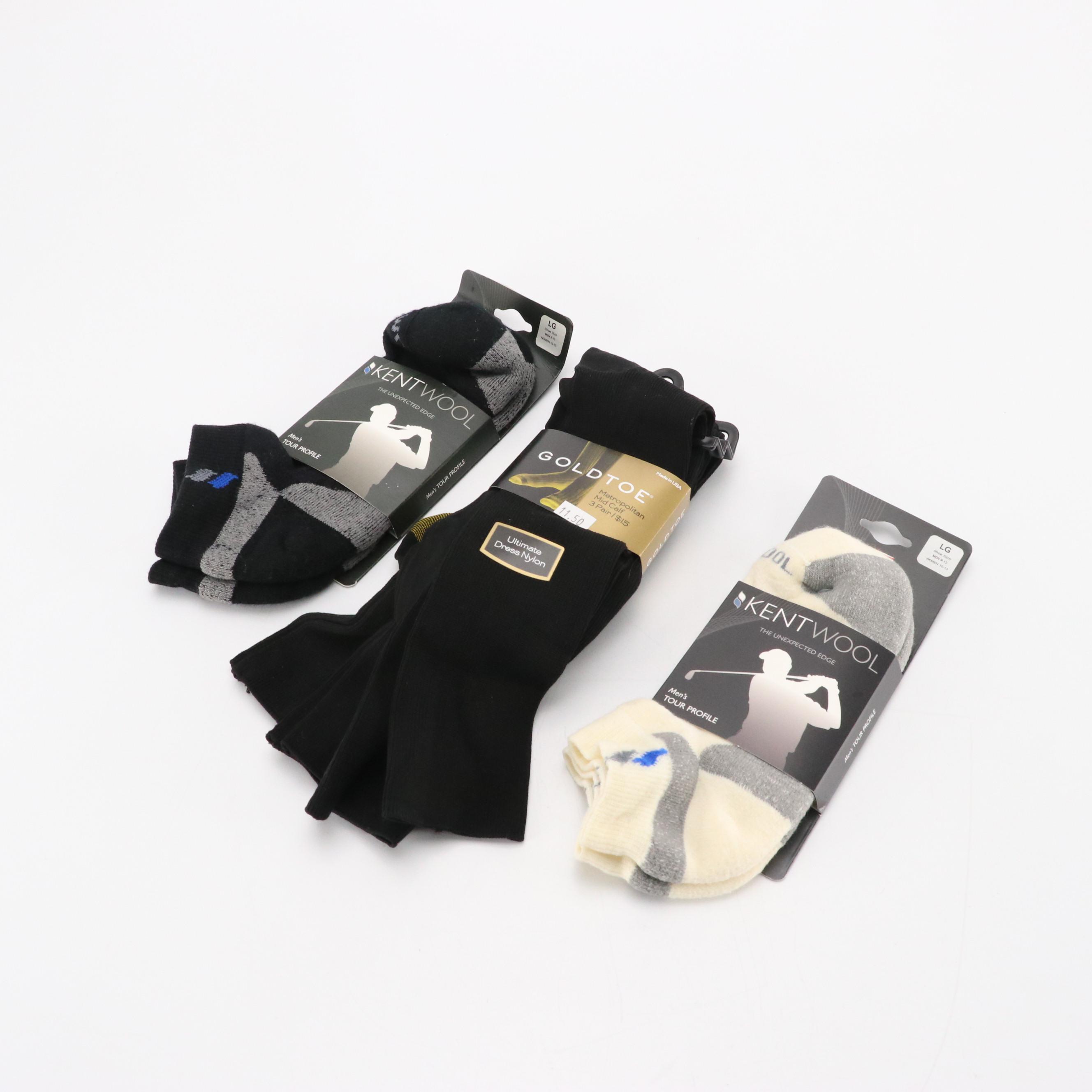 Men's Cole Haan, Allen Edmonds and Ghurka Brown Leather Loafers with Other Socks