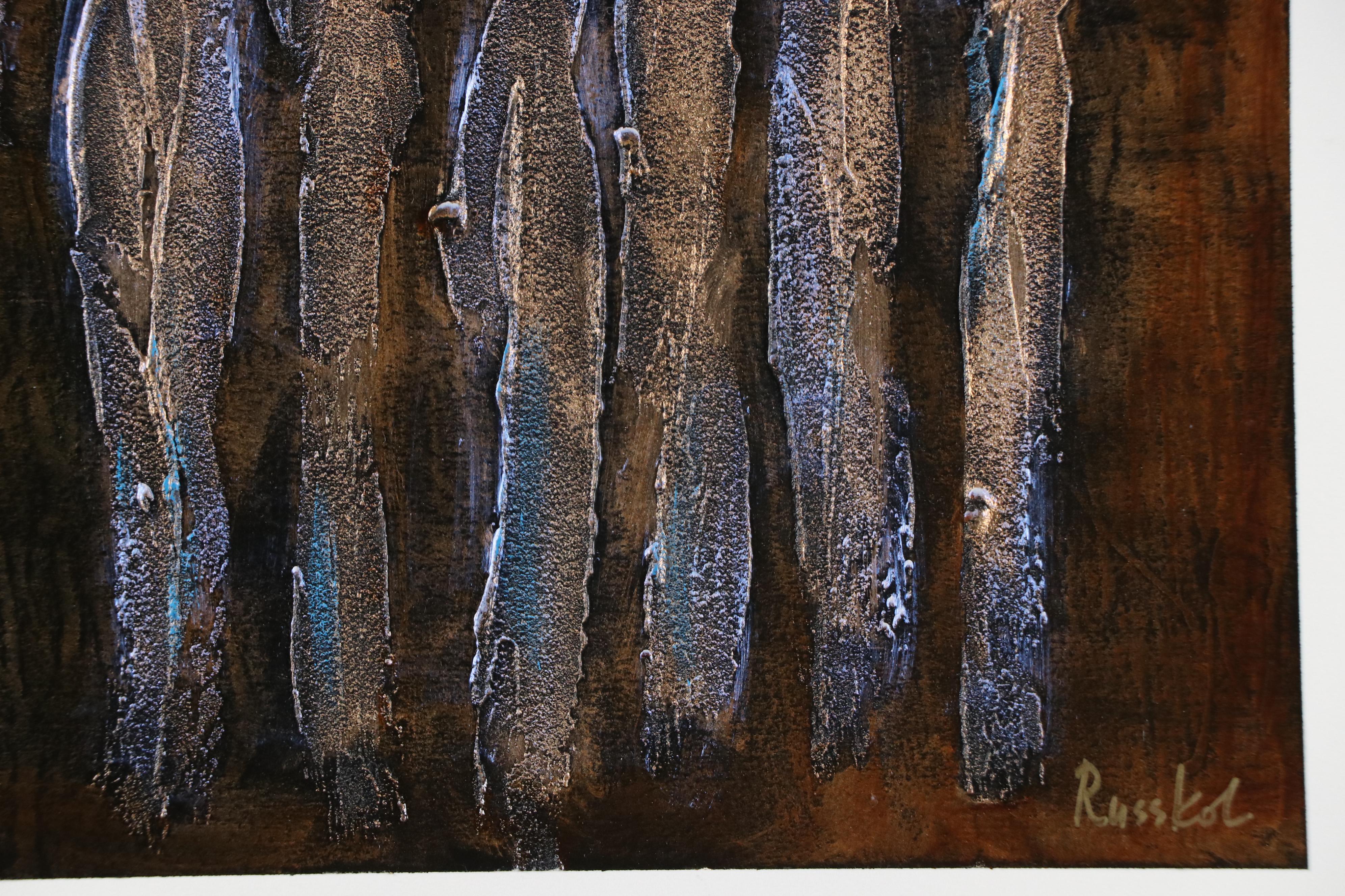 Irina Russkol Abstract Mixed Media Figure Paintings