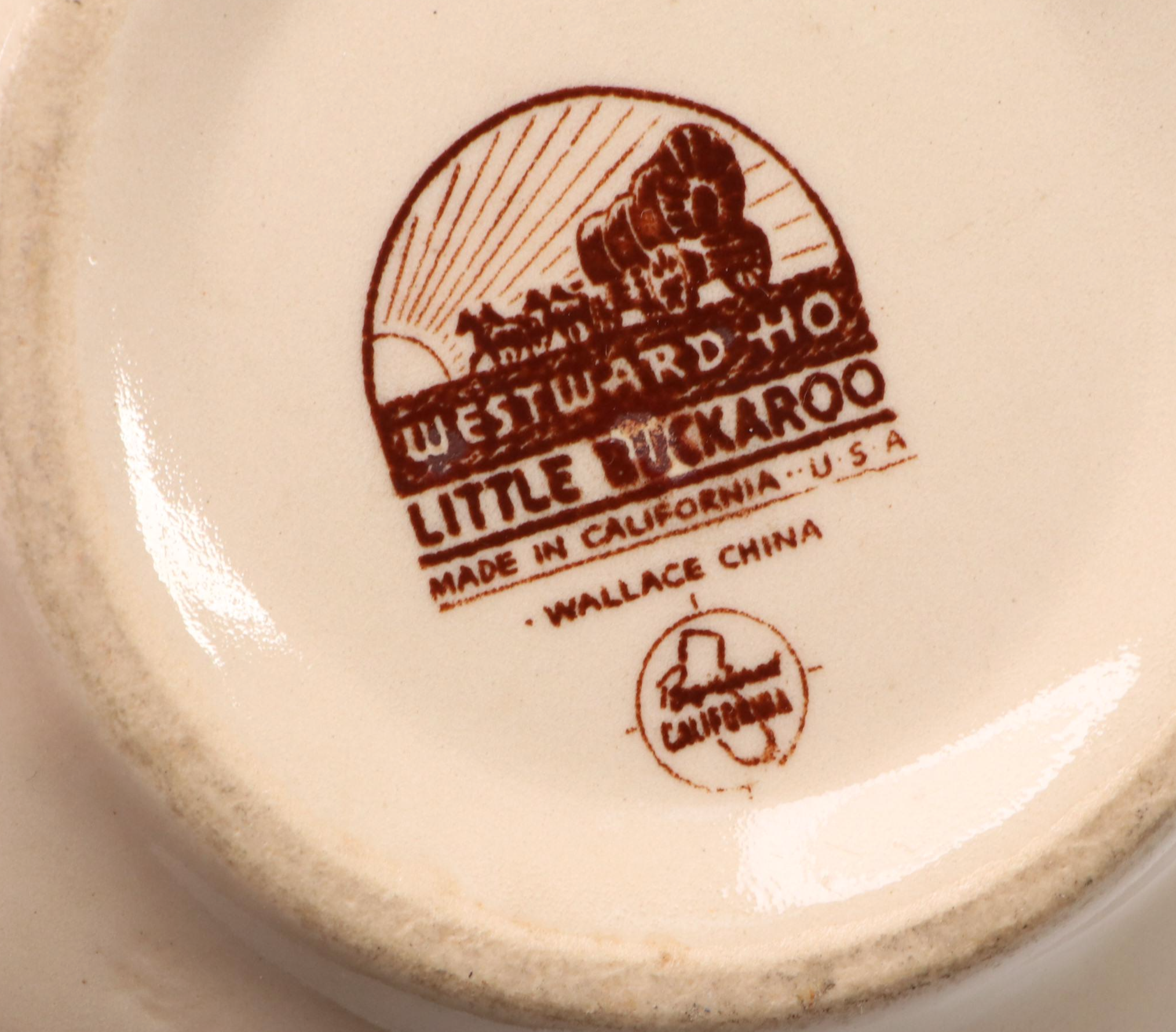 Wallace "Little Buckaroo" with Other Western-Themed Ceramic Dinnerware