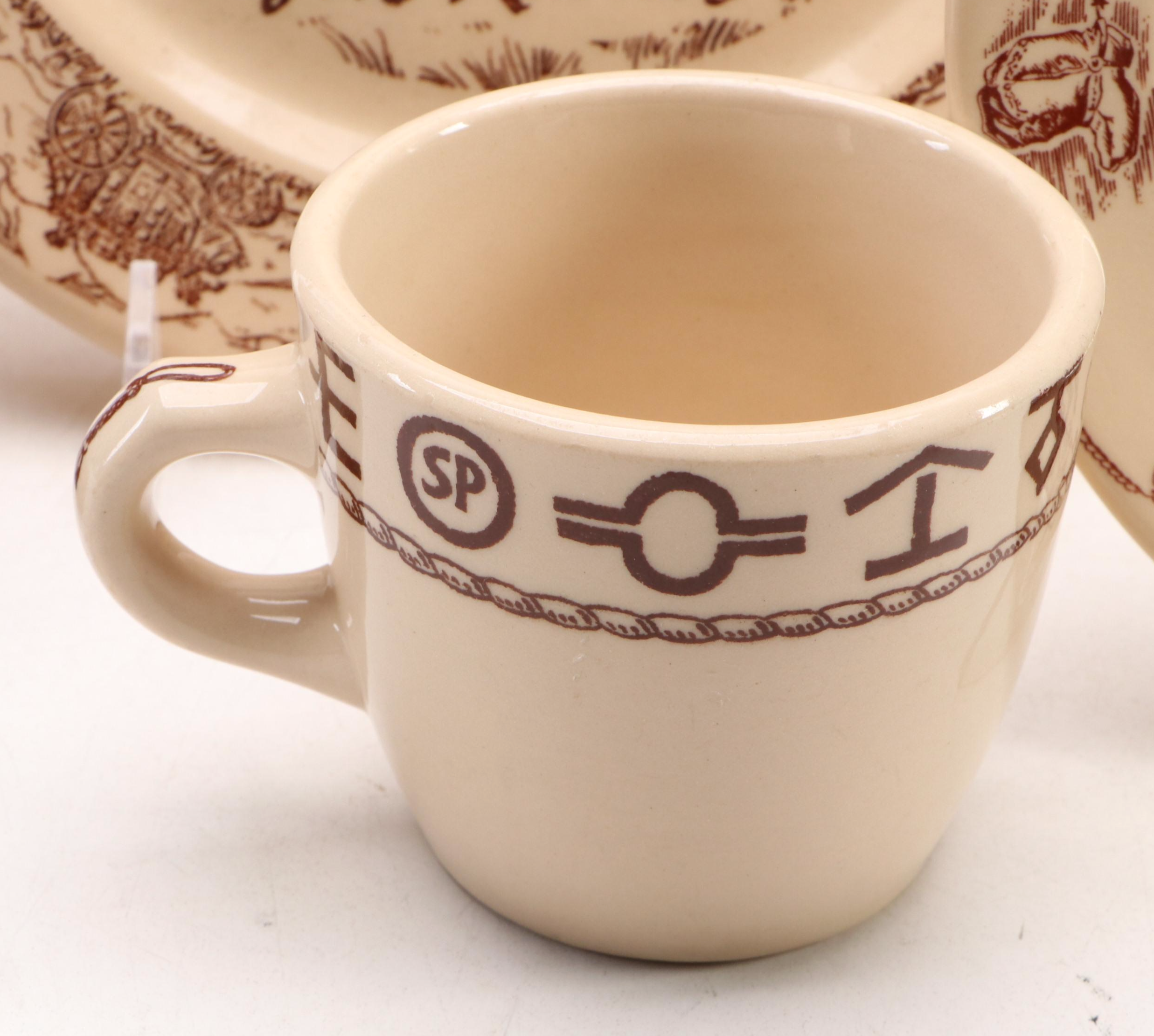 Wallace "Little Buckaroo" with Other Western-Themed Ceramic Dinnerware