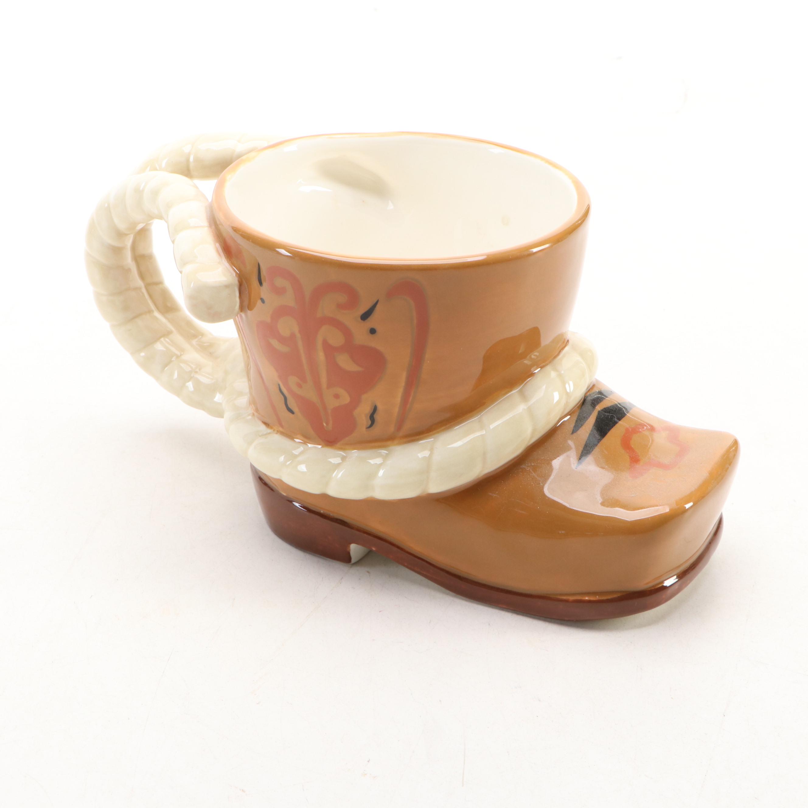 Wallace "Little Buckaroo" with Other Western-Themed Ceramic Dinnerware