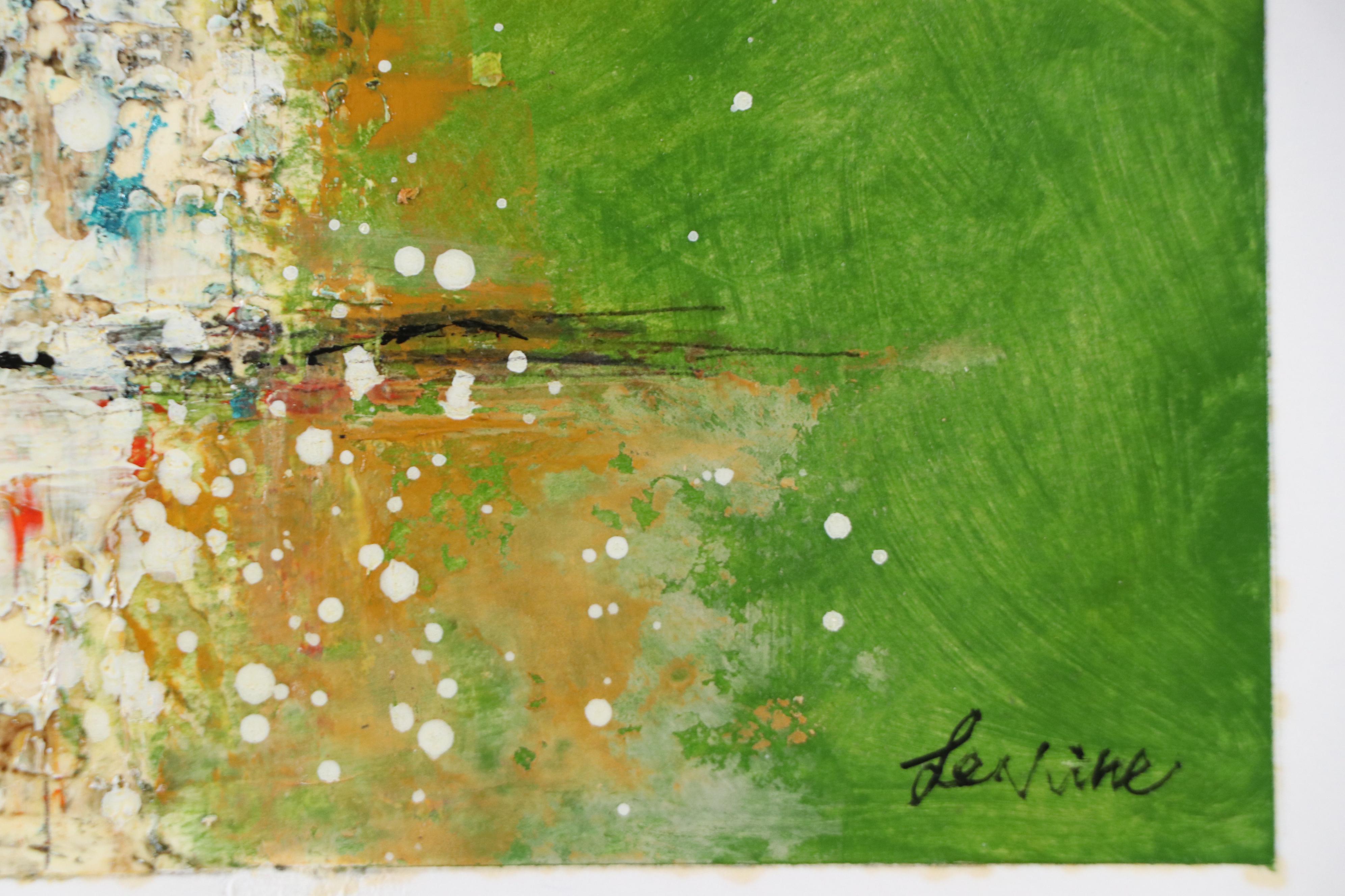 Dennis Levine Abstract Mixed Media Painting