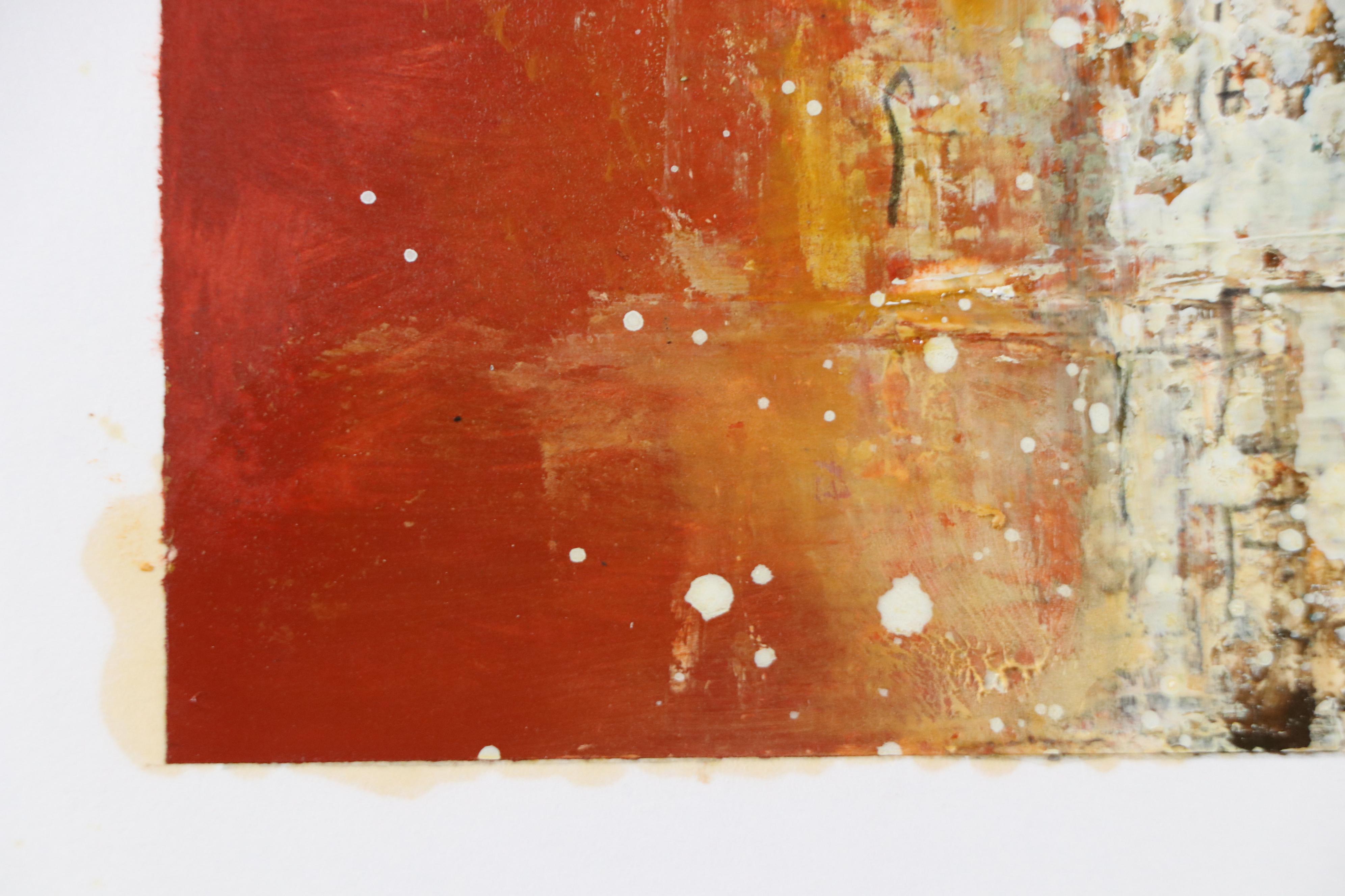 Dennis Levine Abstract Mixed Media Painting