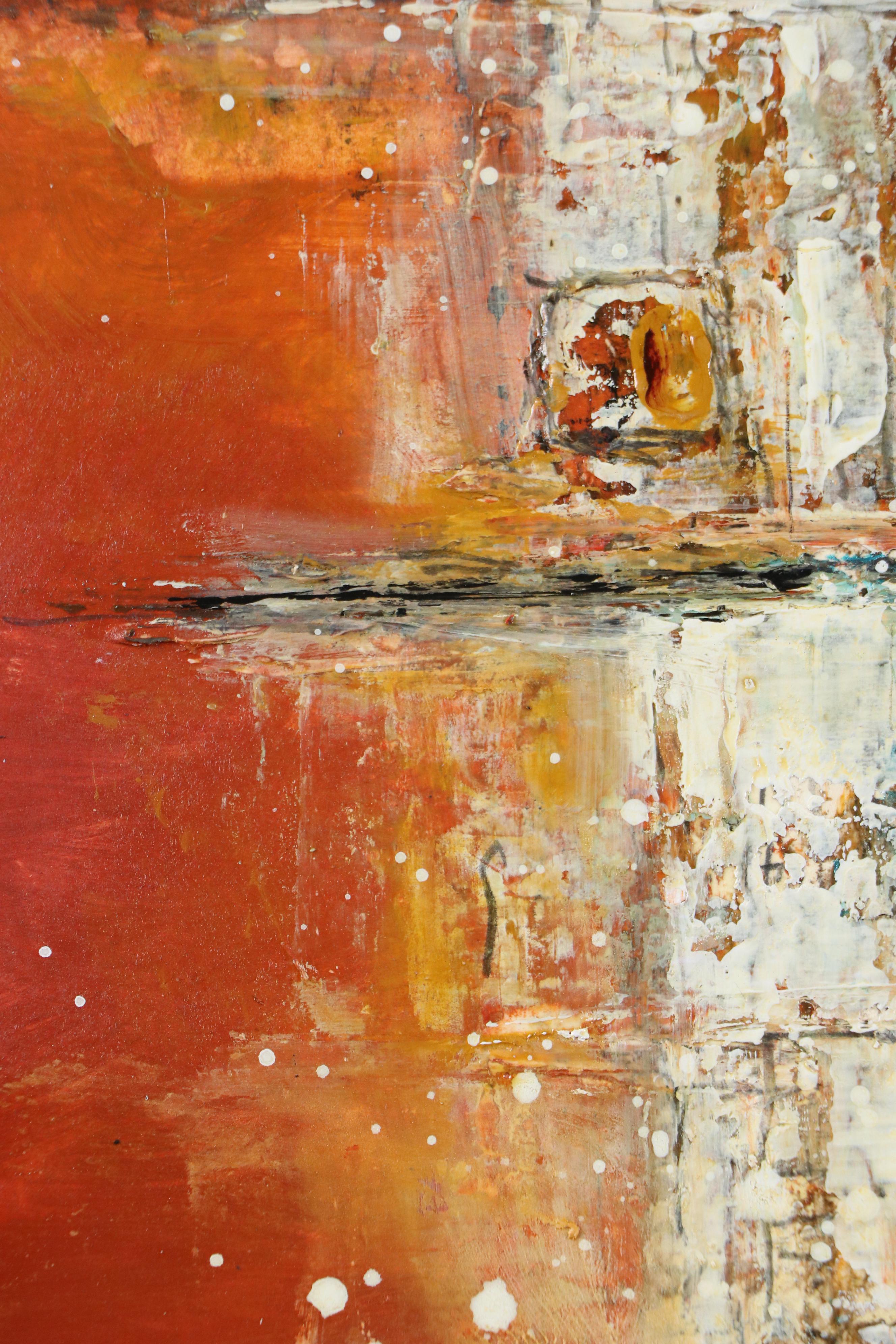 Dennis Levine Abstract Mixed Media Painting