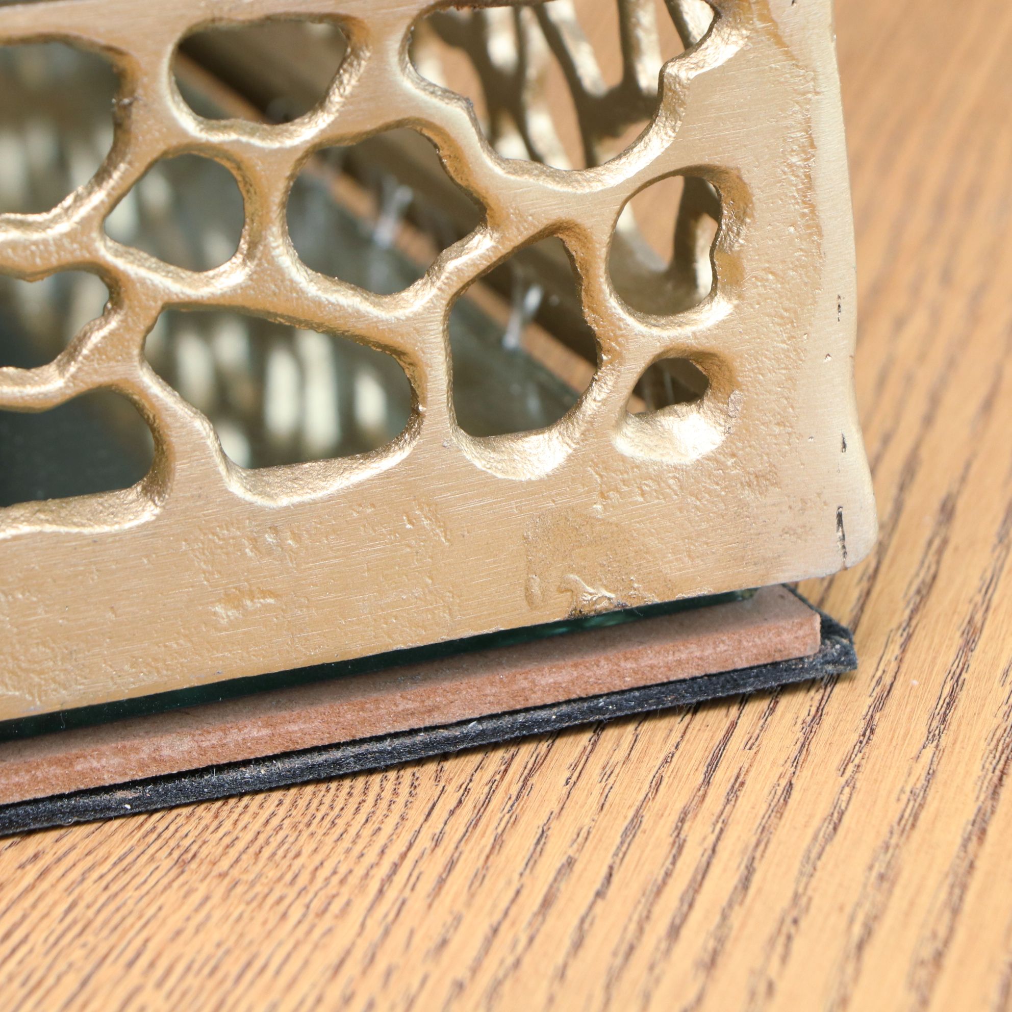 Stylecraft "Rochford" Textured Glass Table Lamp, Surya "Emily" Vases, and Décor