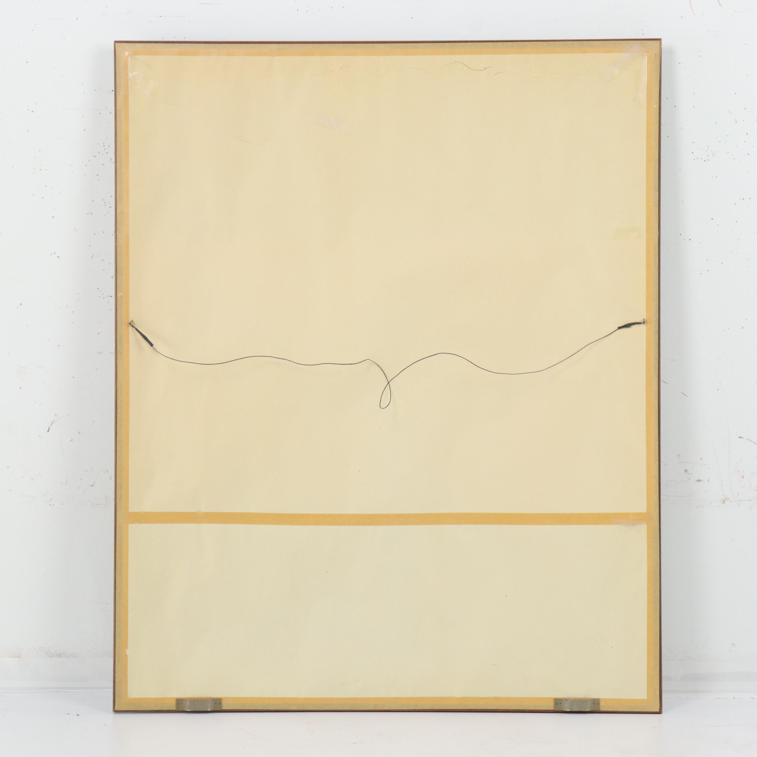 After Rico Tomaso Textured Offset Lithograph "Carmelita"