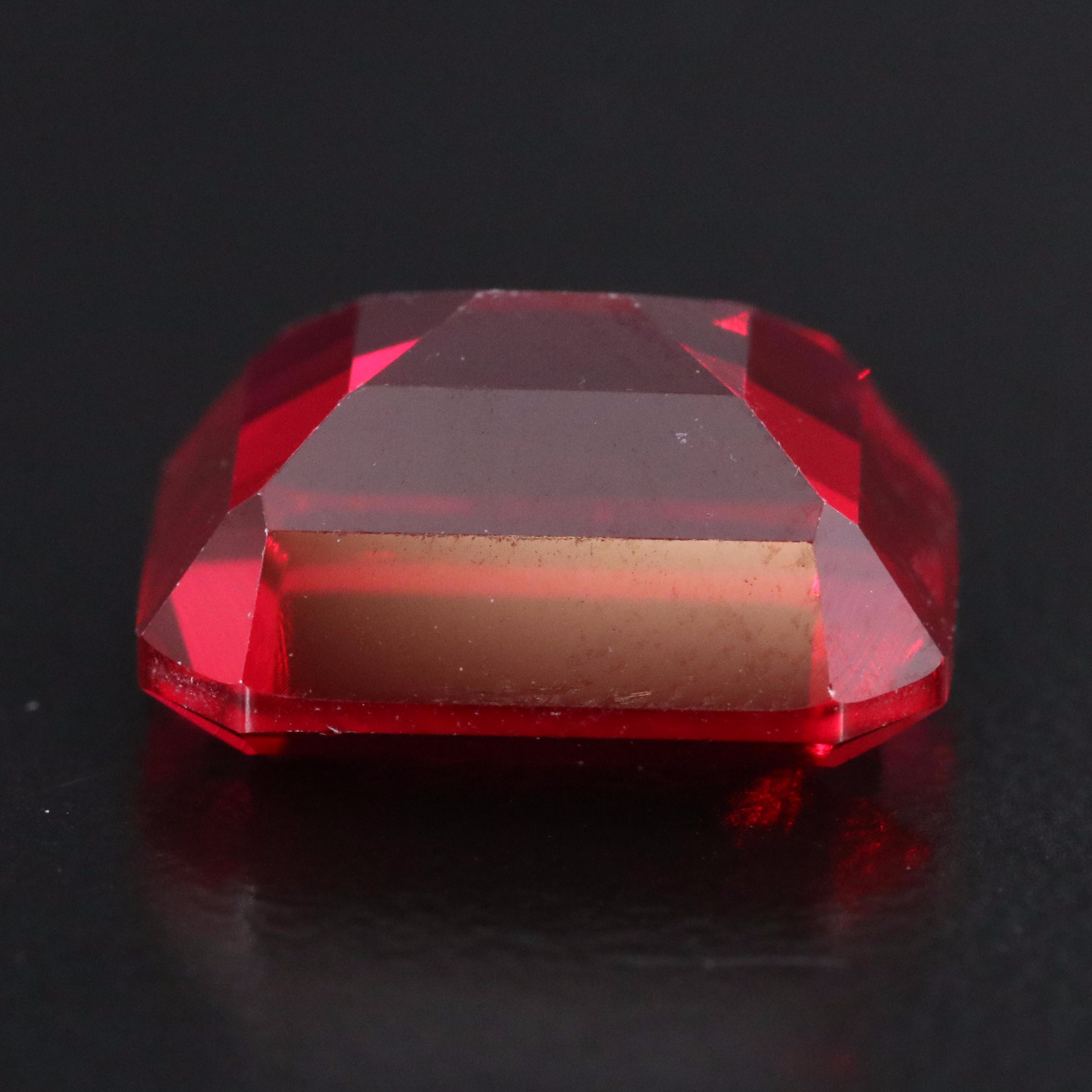 Loose 8.37 CT Lab Grown Ruby