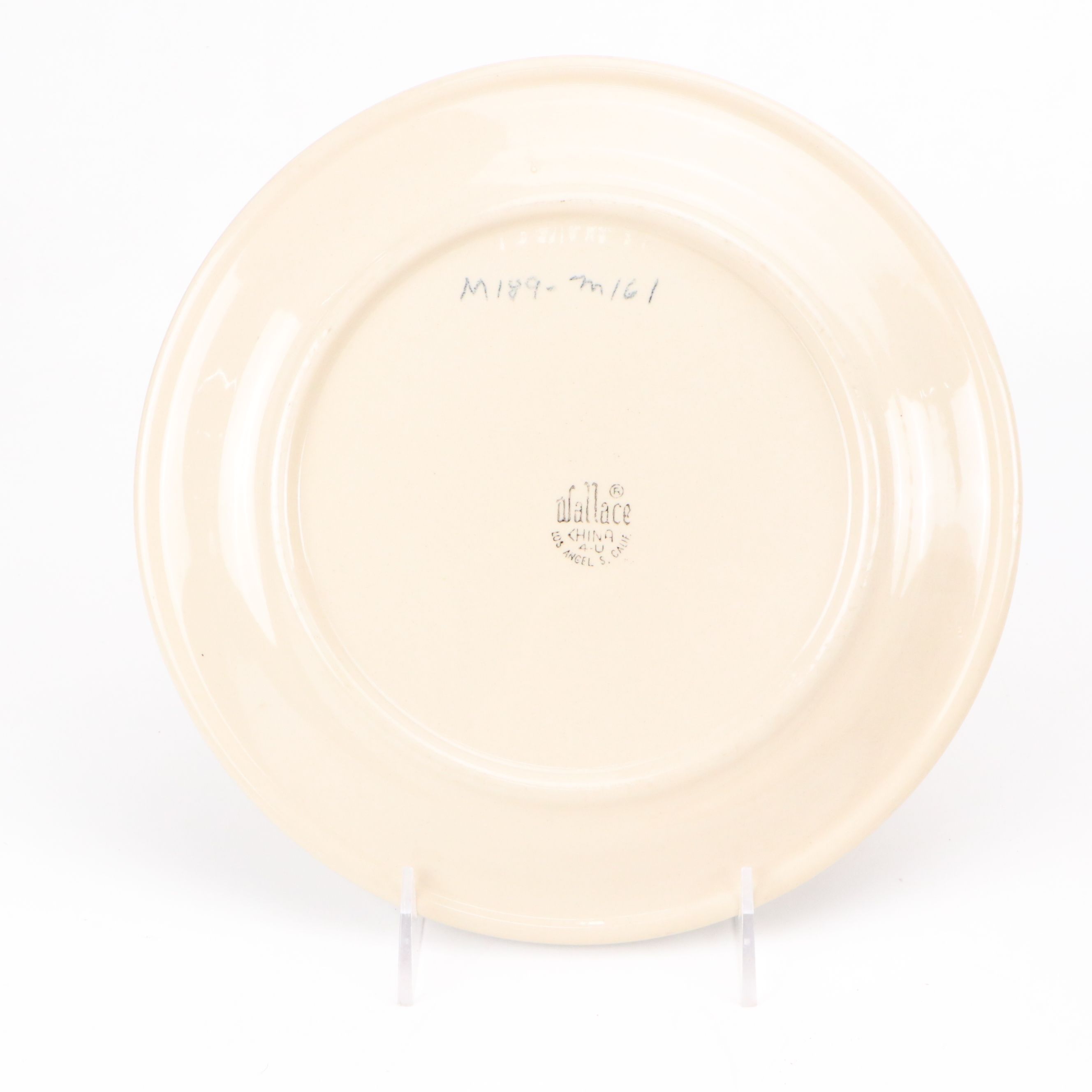 Wallace China with Other Vintage Beige and Souvenir Ceramic Tableware