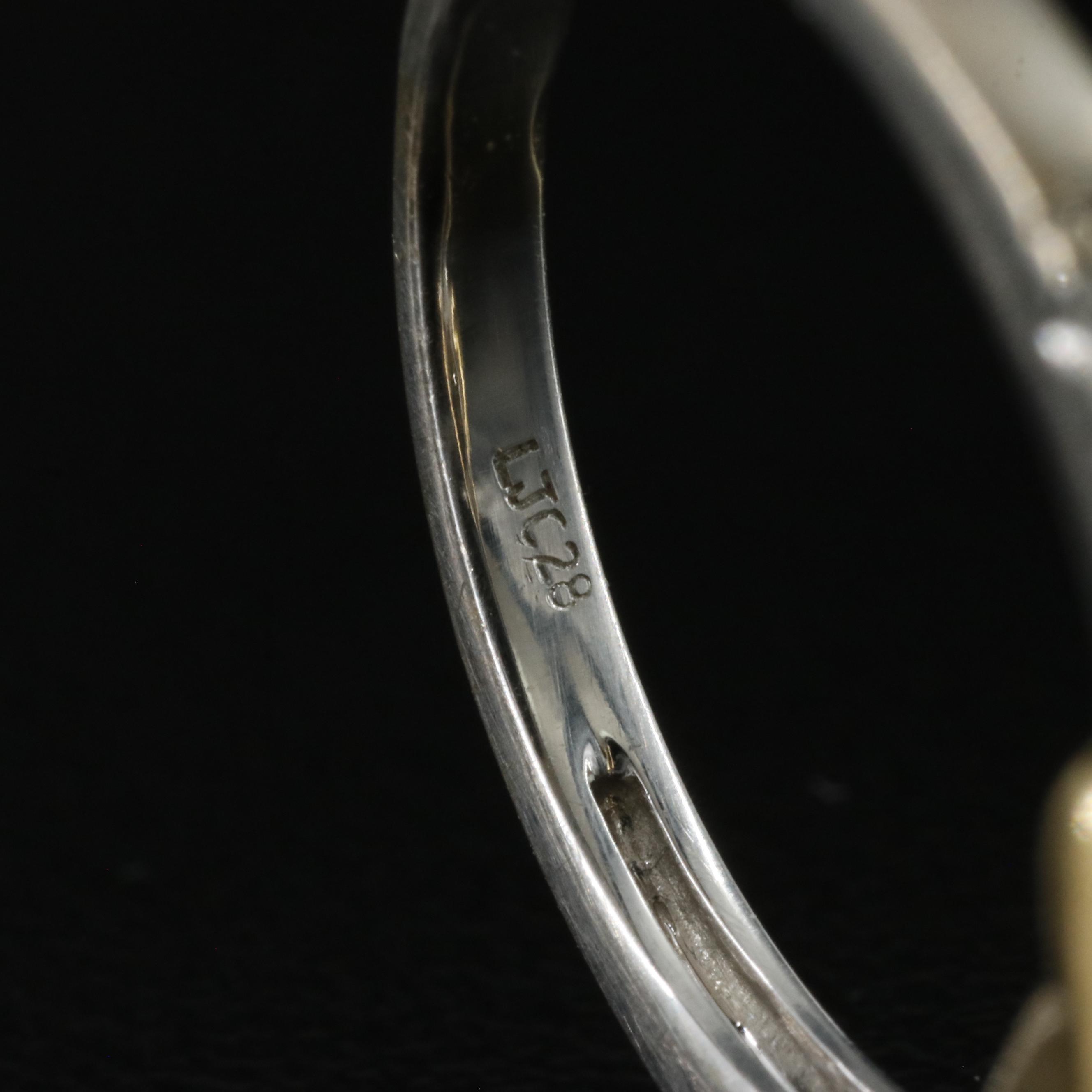 18K Peridot and Diamond Ring