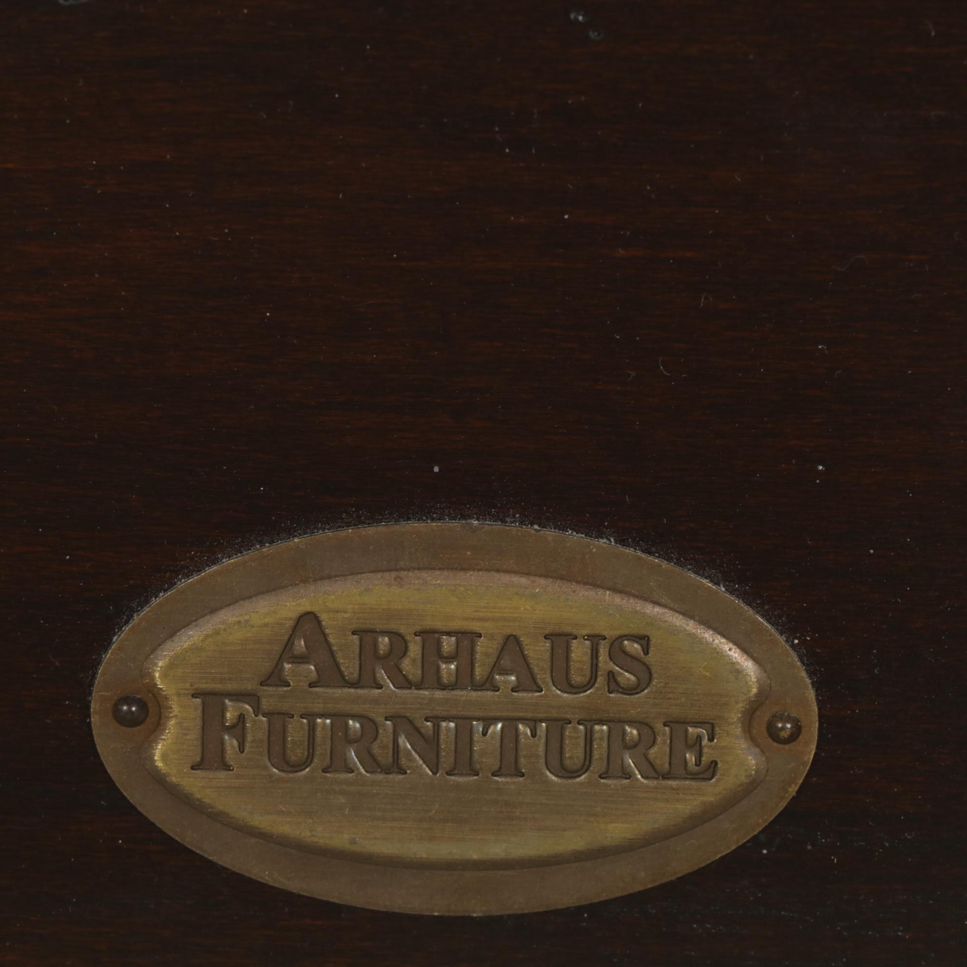 Arhaus Furniture Four-Poster Walnut Bed