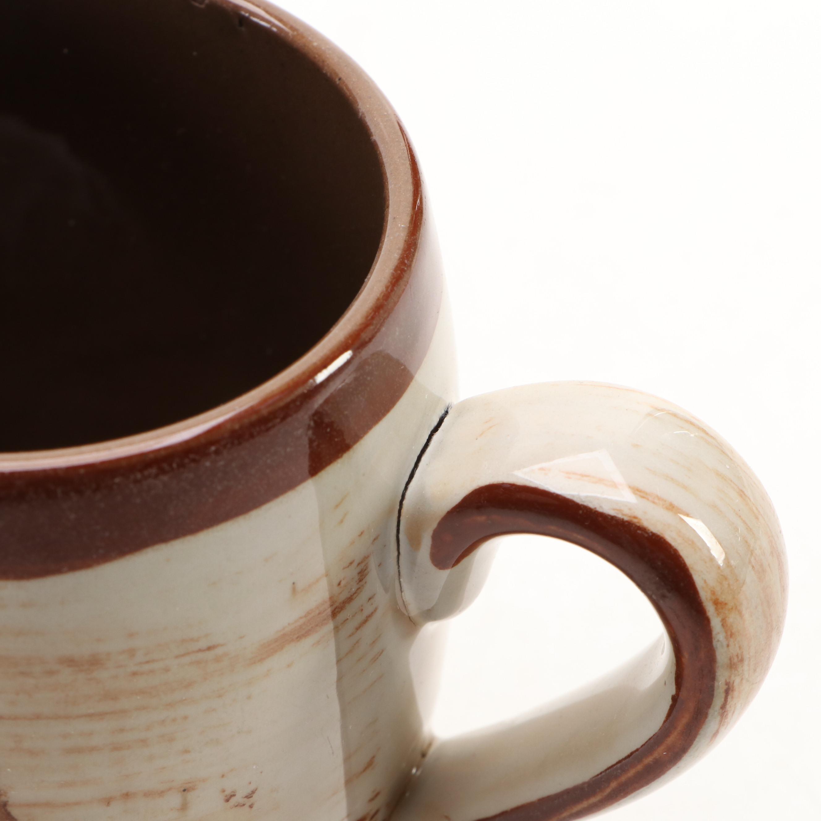 Vintage Western Ceramic Grill Plates and Table Accessories, Mid to Late 20th C.