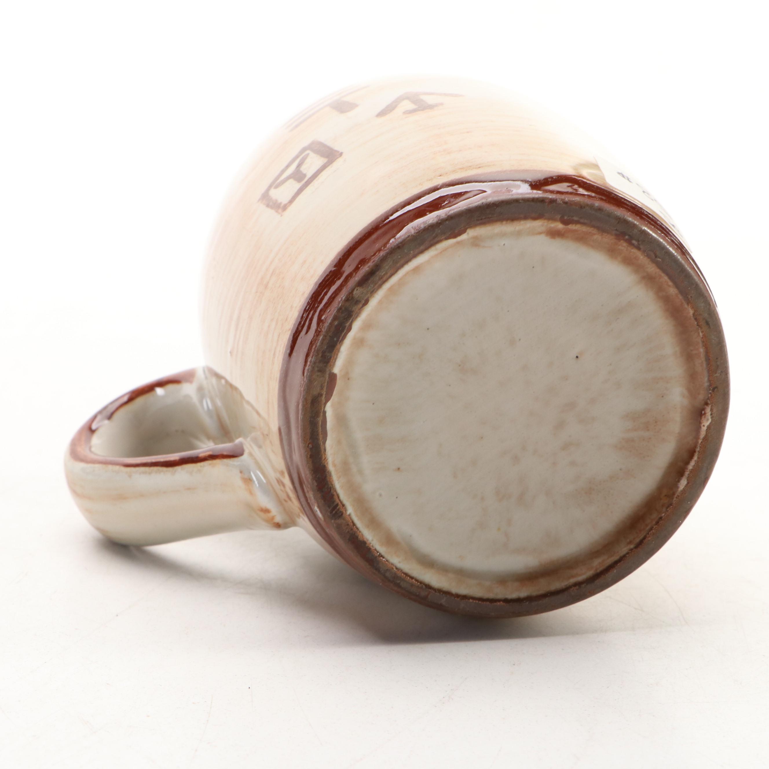 Vintage Western Ceramic Grill Plates and Table Accessories, Mid to Late 20th C.