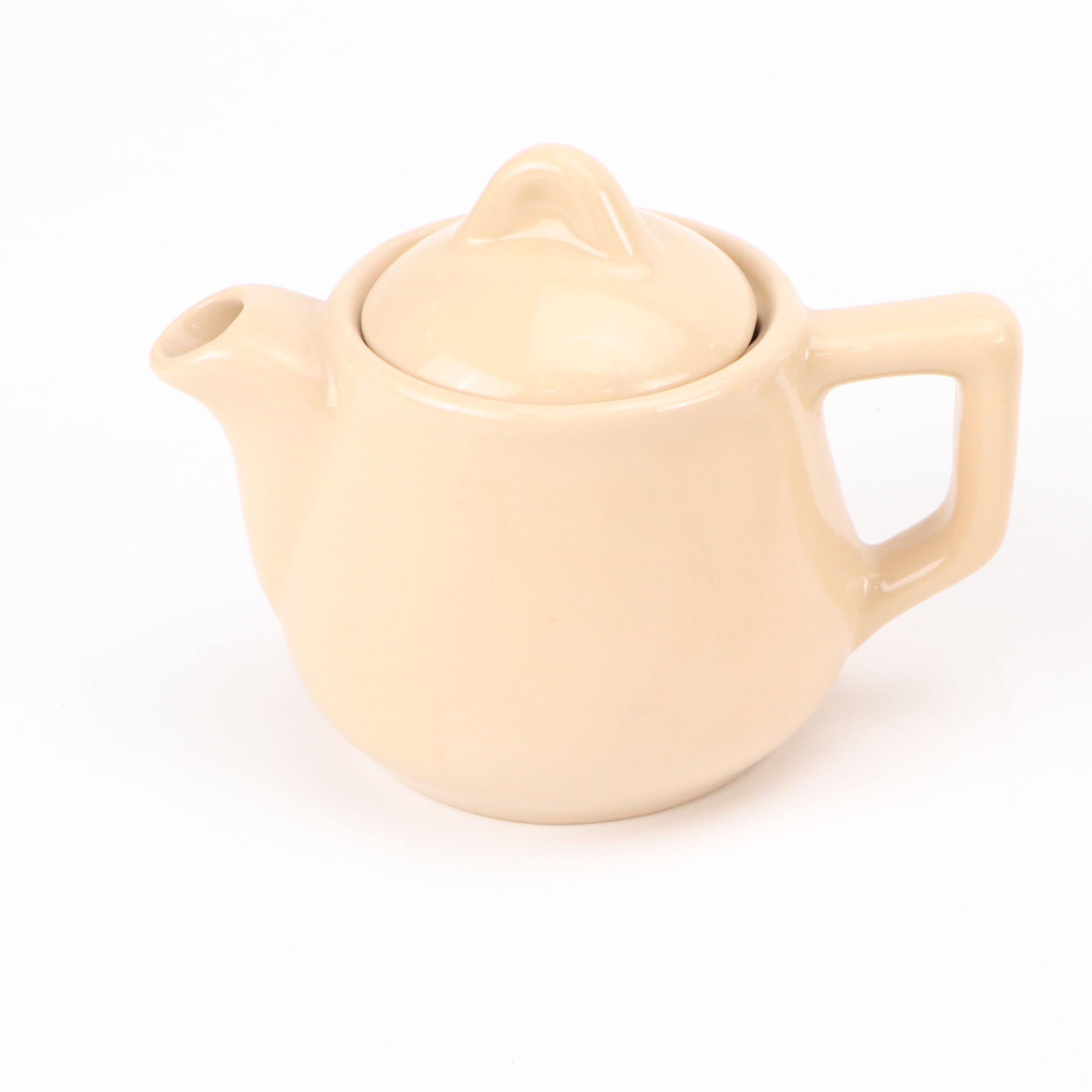 Kon Tiki Teapot and Tepco Mugs with Other Beige Vintage Ceramic Tableware