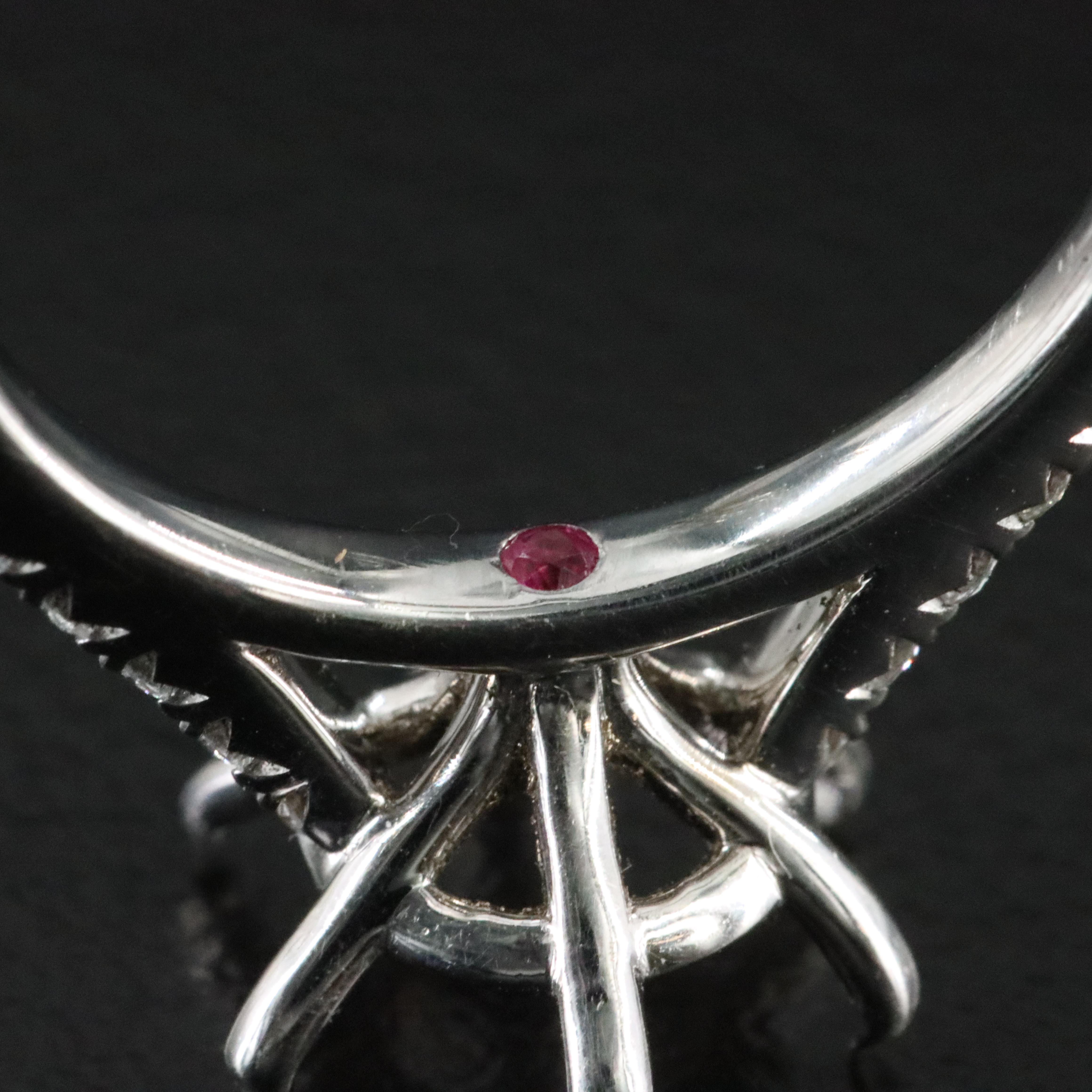 18K 0.24 CTW Diamond Semi Mount Ring