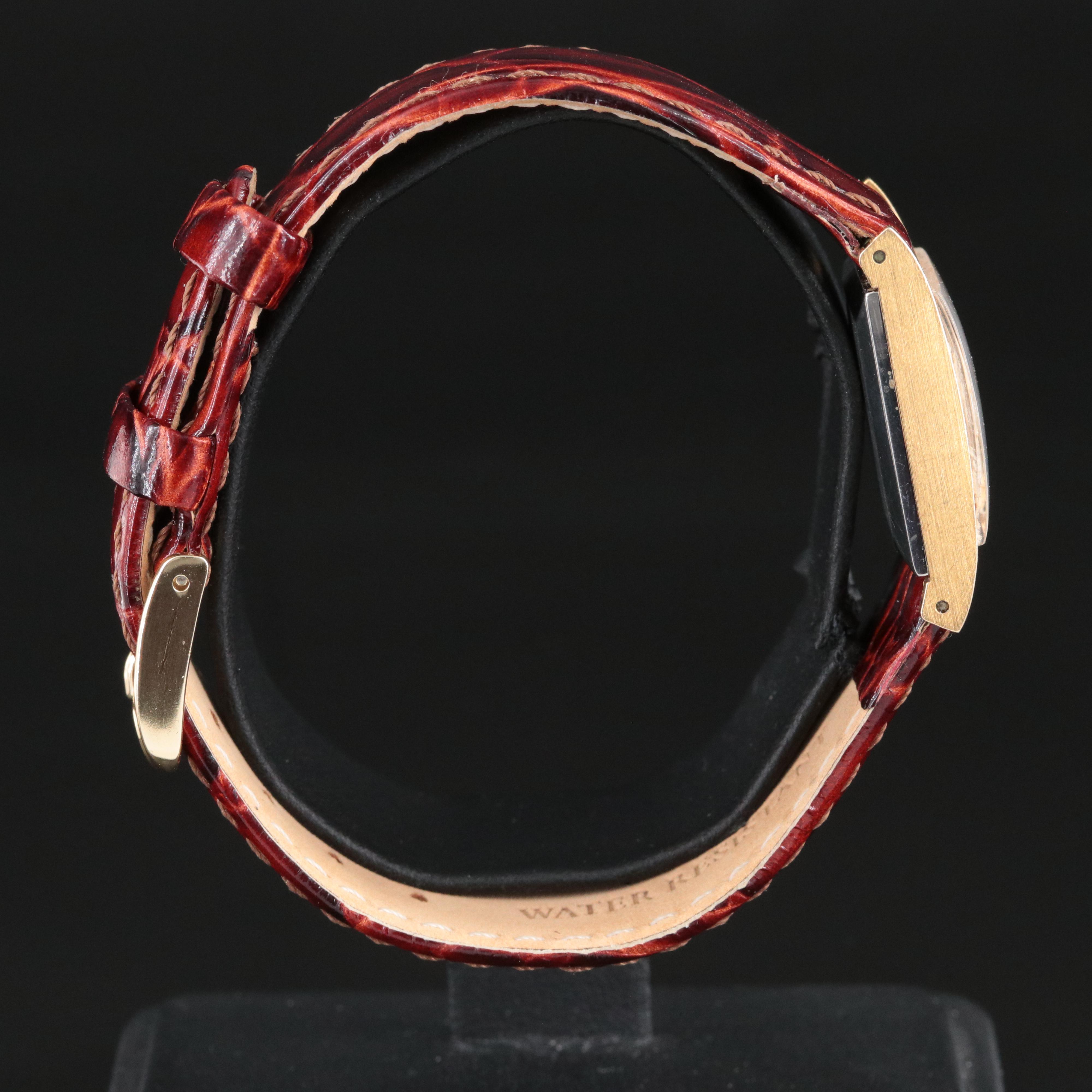 Juvenia Tank 1178 Swiss Stem Wind Dress Watch